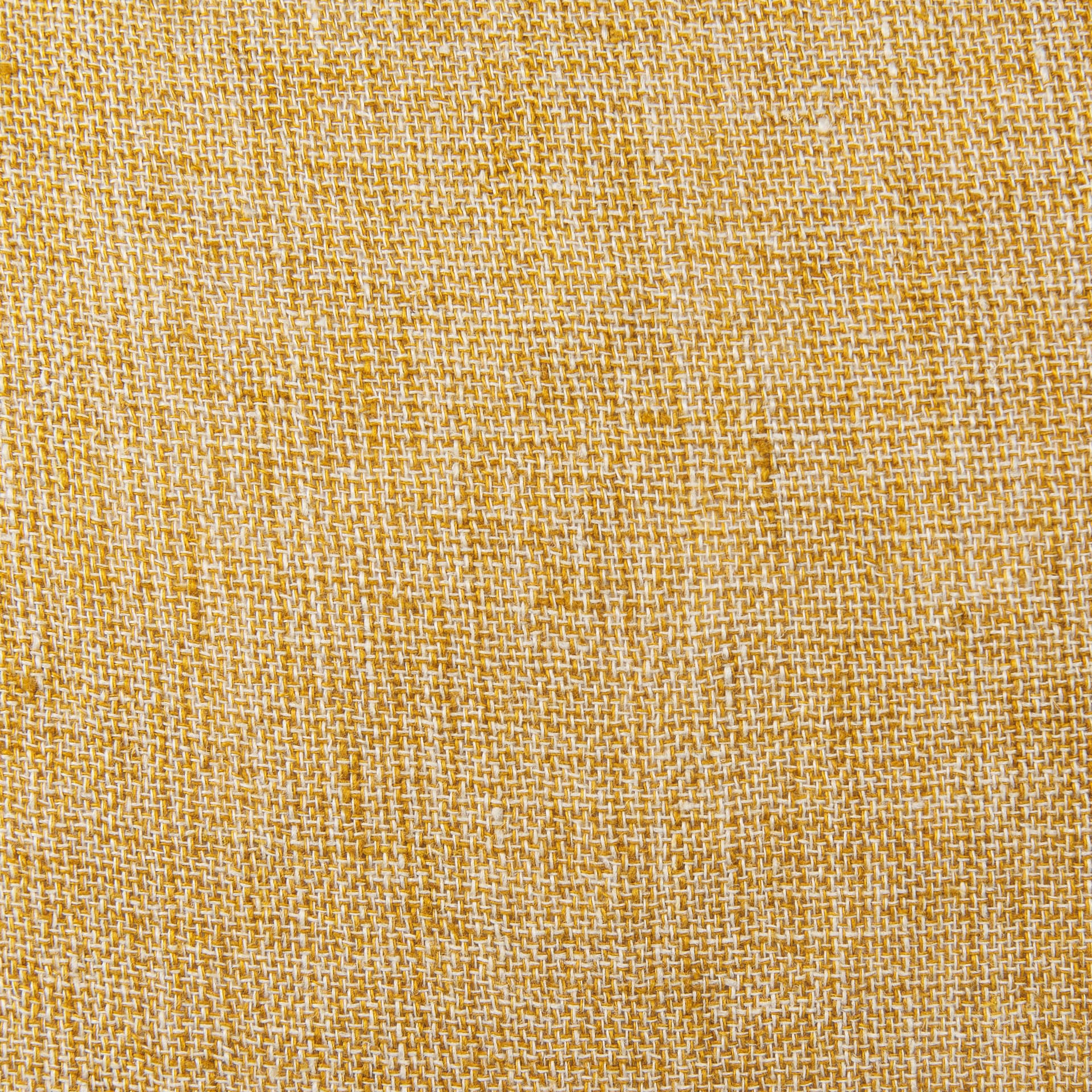 Jacklyn 22x22 Mustard Linen Square Decorative Pillow Cover — product photograph