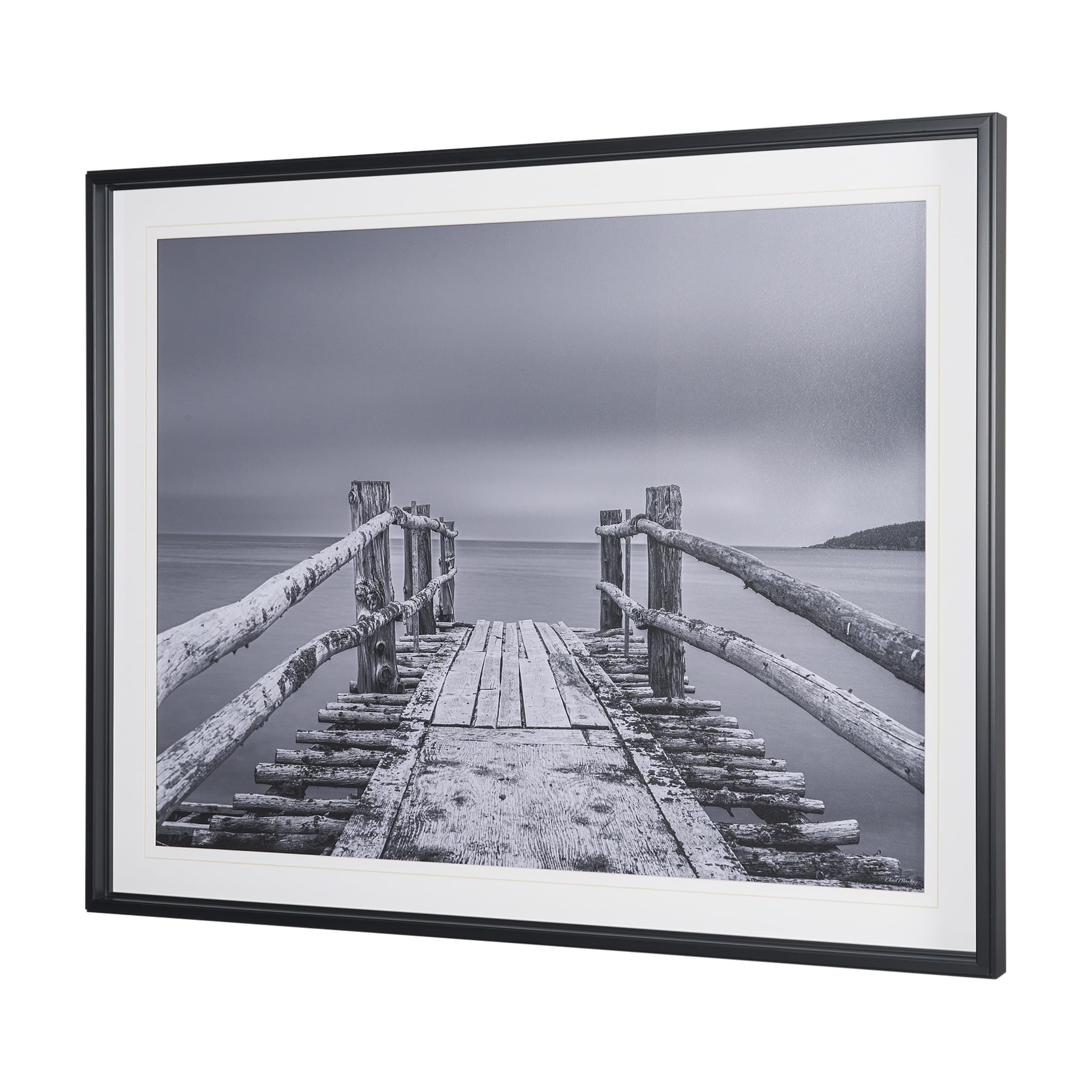 Where Water Waits by Chad Mackay Textured FramedPhoto Print Matted under Glass — product photograph