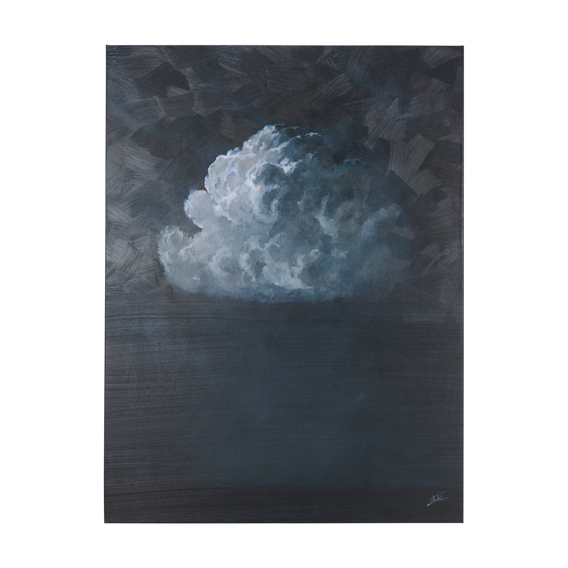 Night cloud I by Mercana Studio a Hand Embellished Textured Canvas — product photograph