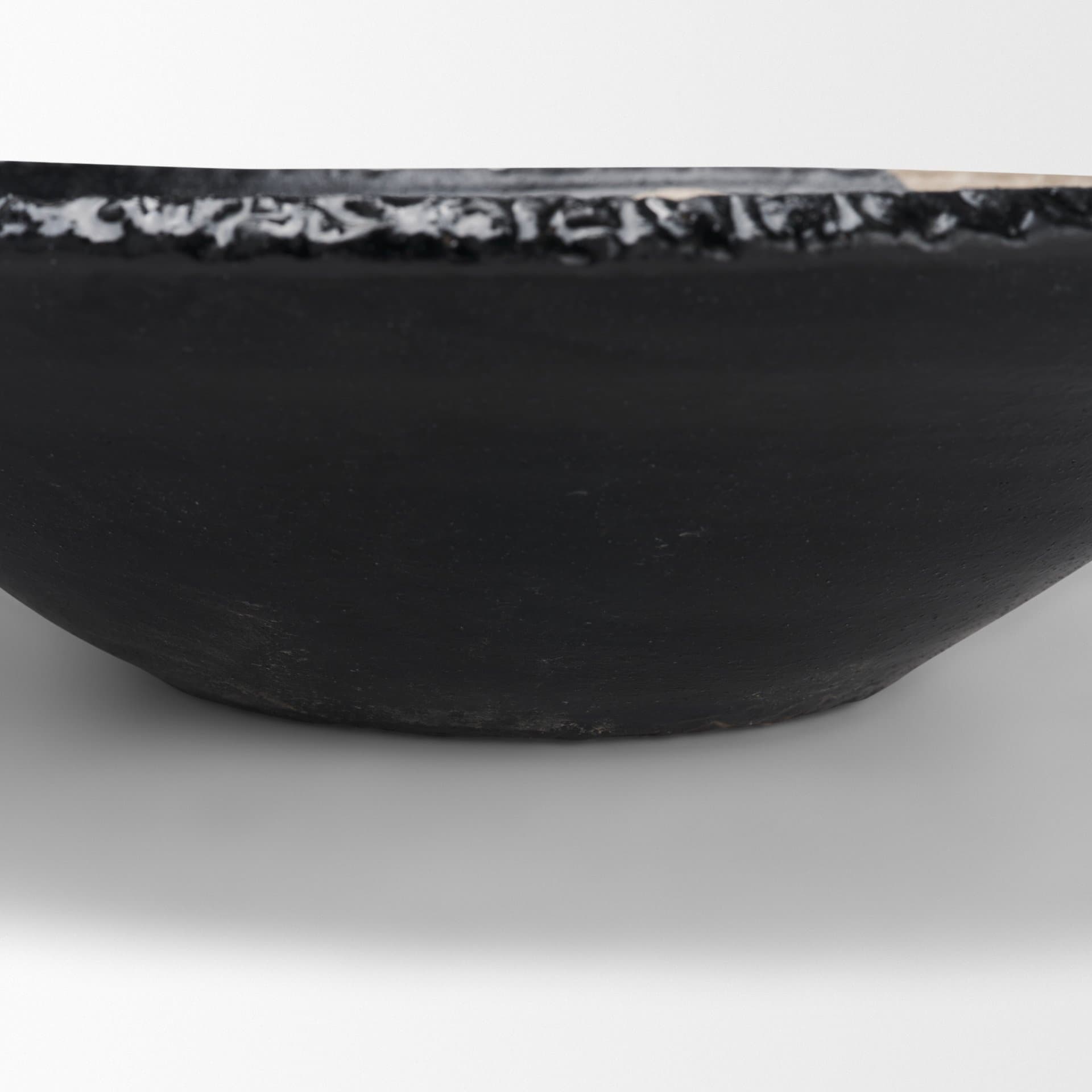 Bosma Black and Cream Ceramic Decorative Bowl — product photograph