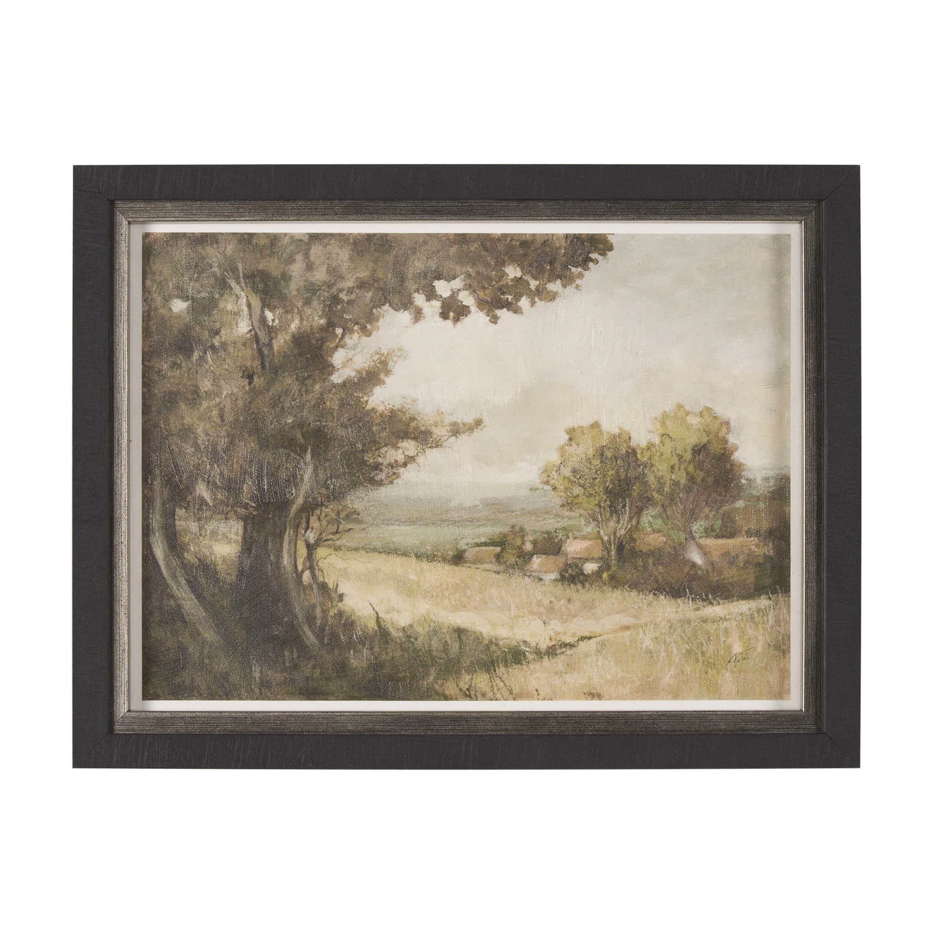 Old Style Landscape II by Mercana Studio a Hand Embellished Framed Art Print — product photograph
