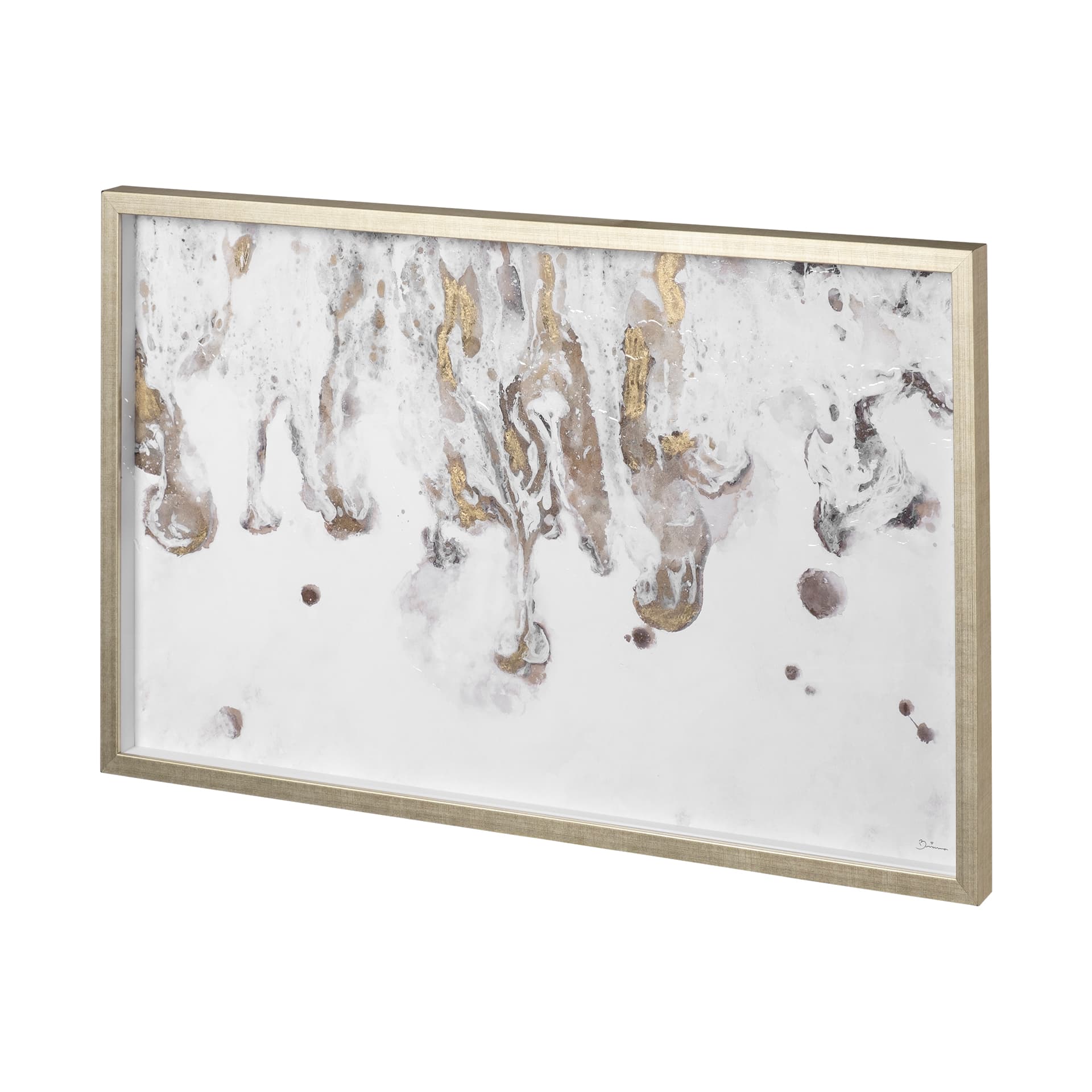 Icarus I by Mercana Studio a Hand Embellished Textured Framed Art Print Matted under Glass — product photograph