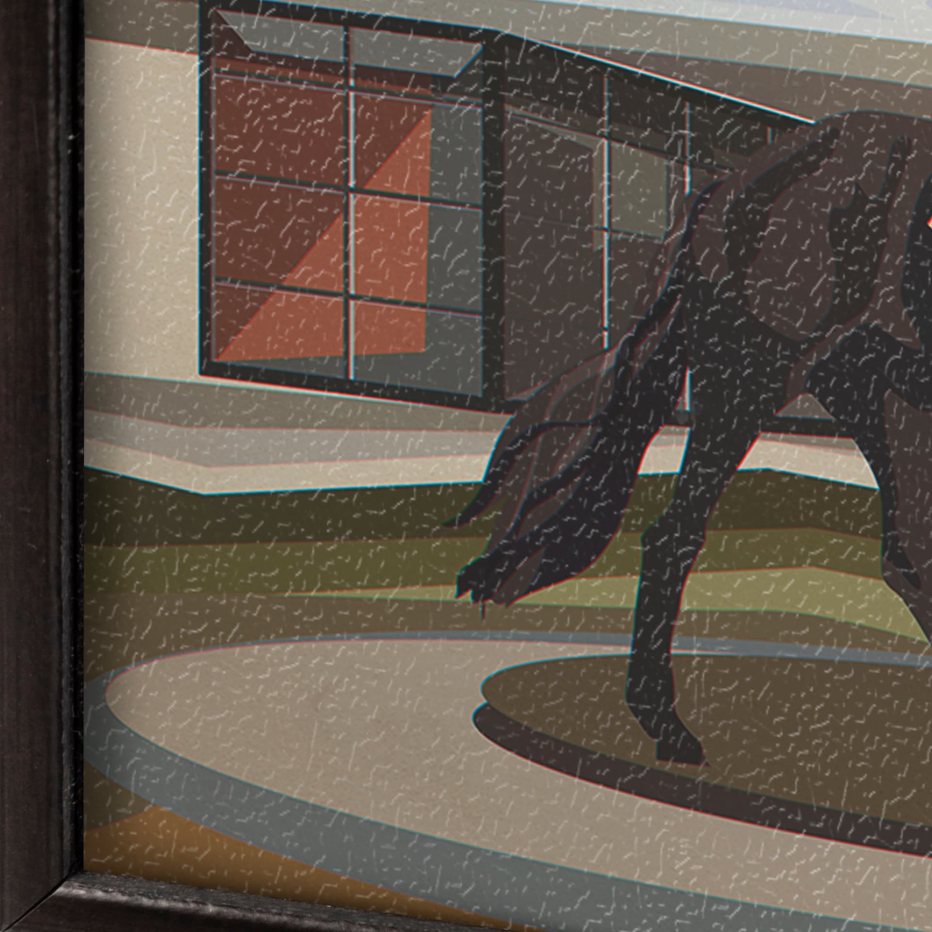 Regina Go Canada (SM) by Mercana Studio a Hand Embellished Decograph Framed Art Print — product photograph