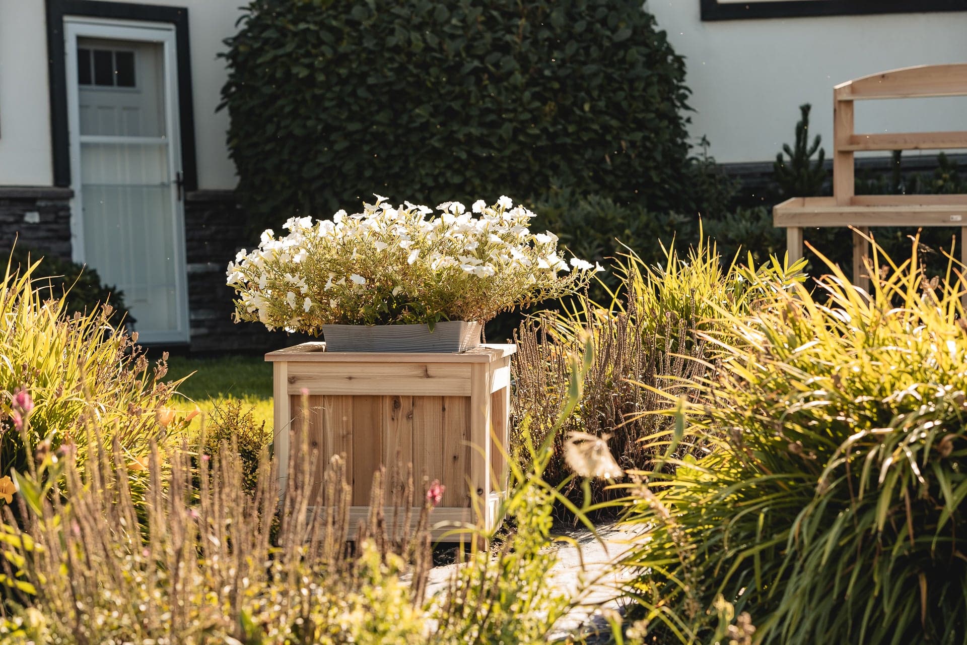 2-Ft Cedar Planter Box — product photograph