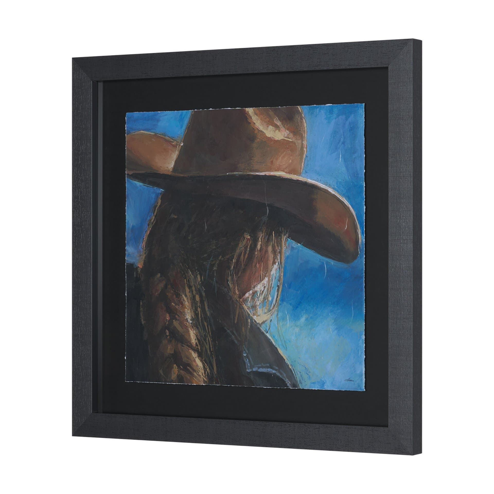 Round Up IV by Mercana Studio Textured Framed Artwork Matted under Glass — product photograph