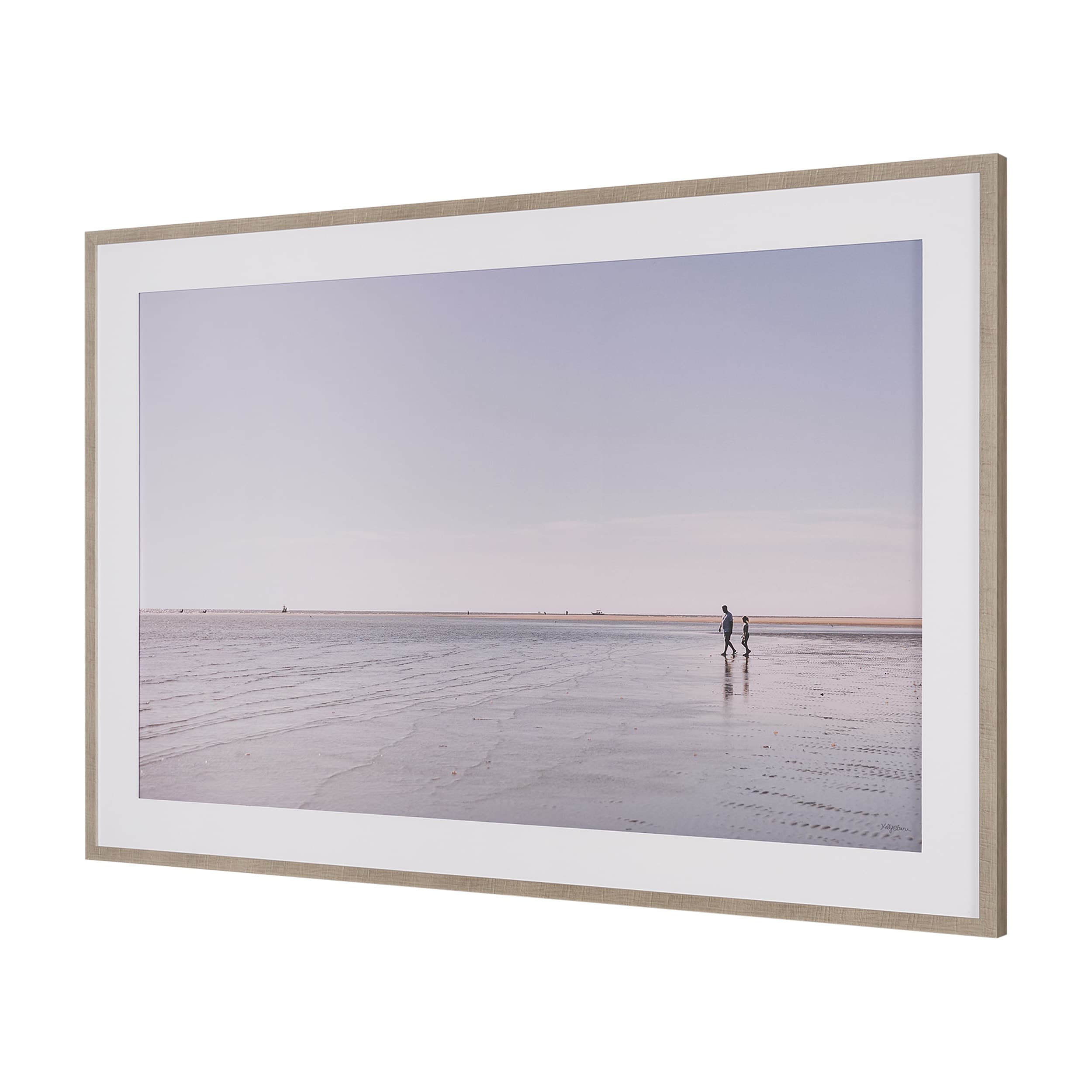 Morning Stroll by Kelly Frere Framed Art Print Matted under Glass — product photograph