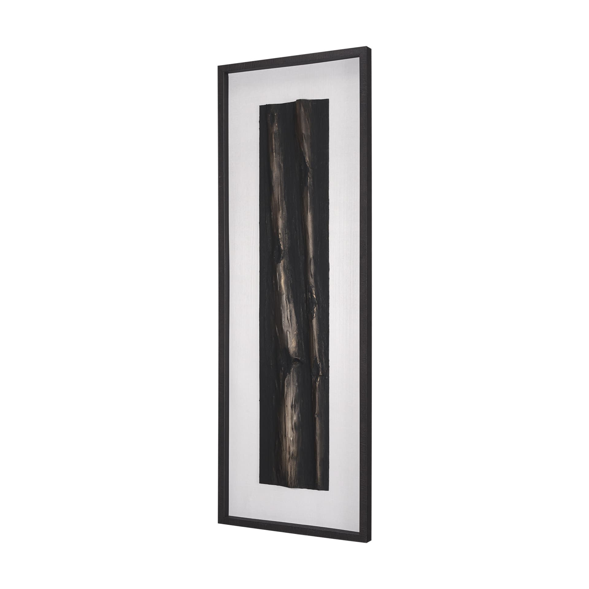Bamboo Relief II by Studio M a handmade Original Framed Artwork under Glass — product photograph