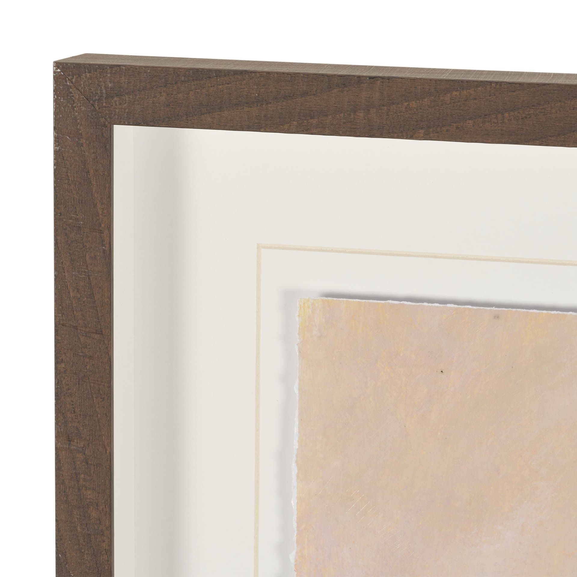 Peaceful Forest I by Mercana Studio Hand-Embellished Textured Framed Artwork Matted under Glass — product photograph