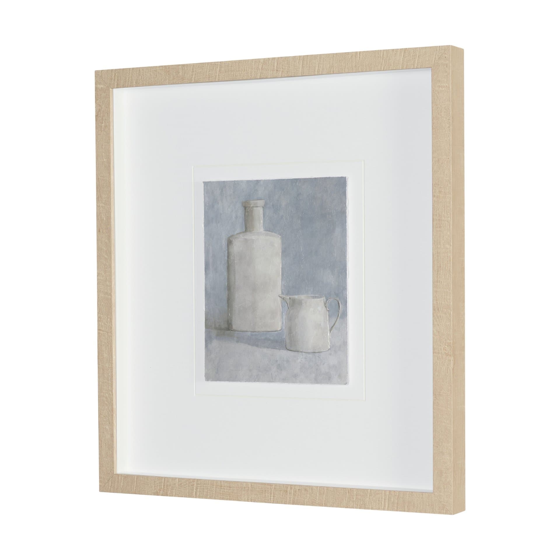 Studies in White and Ash: Study III by Mercana Studio Textured Framed Artwork Matted under Glass — product photograph