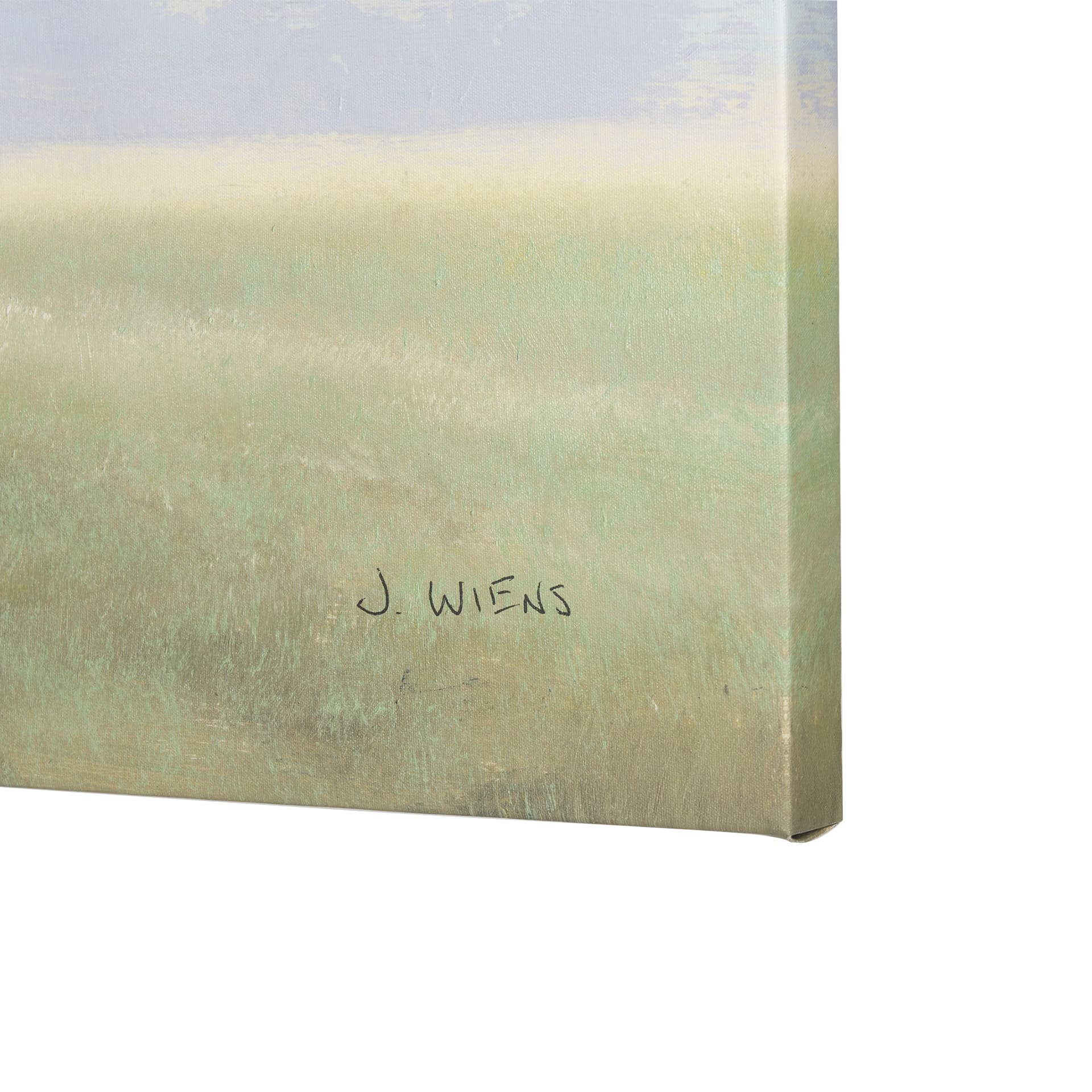 Lonely Landscape I by Mercana Studio a Hand Embellished Textured Canvas — product photograph