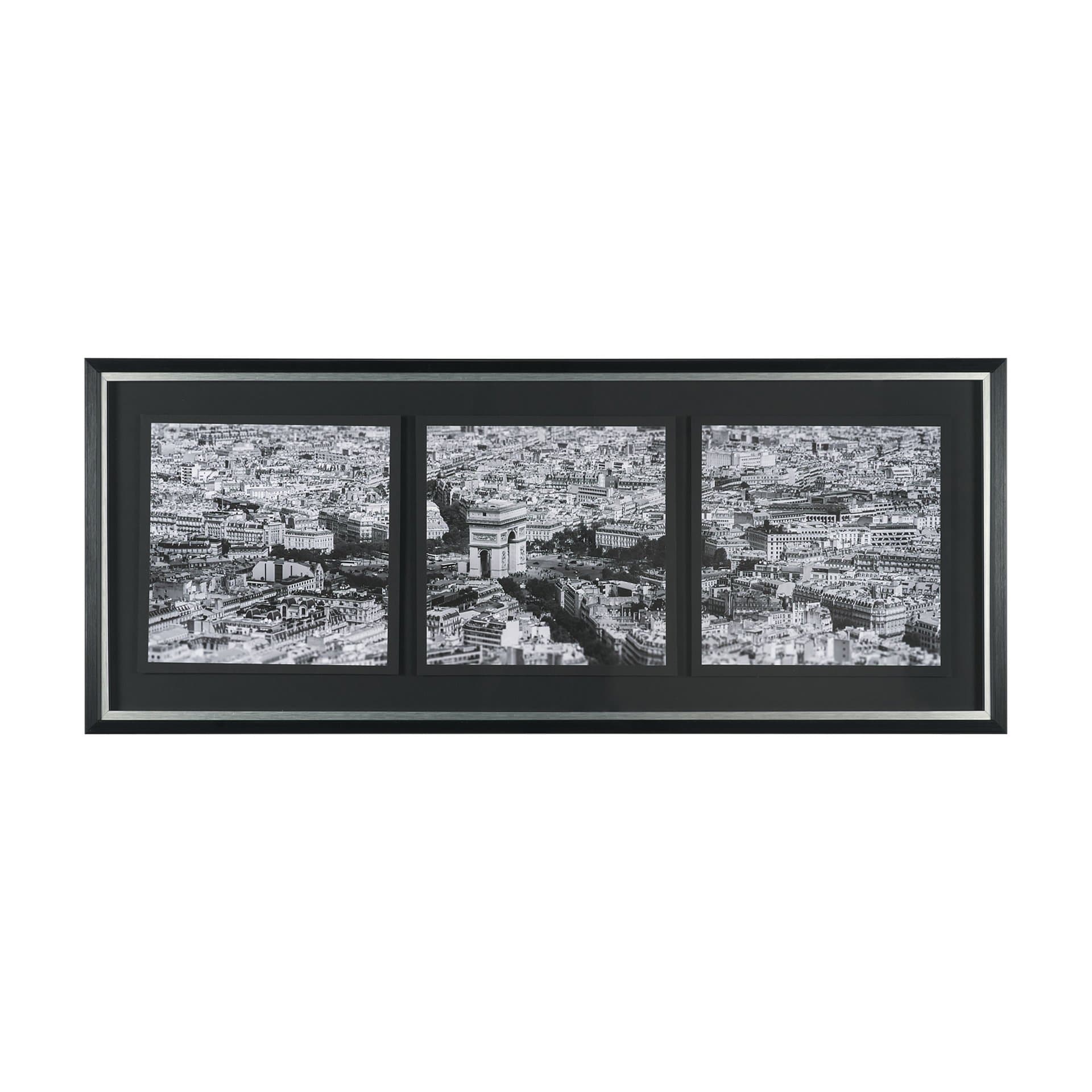 Arc de Triomphe- by Richard Silver Textured Framed Art Print Matted under Glass — product photograph