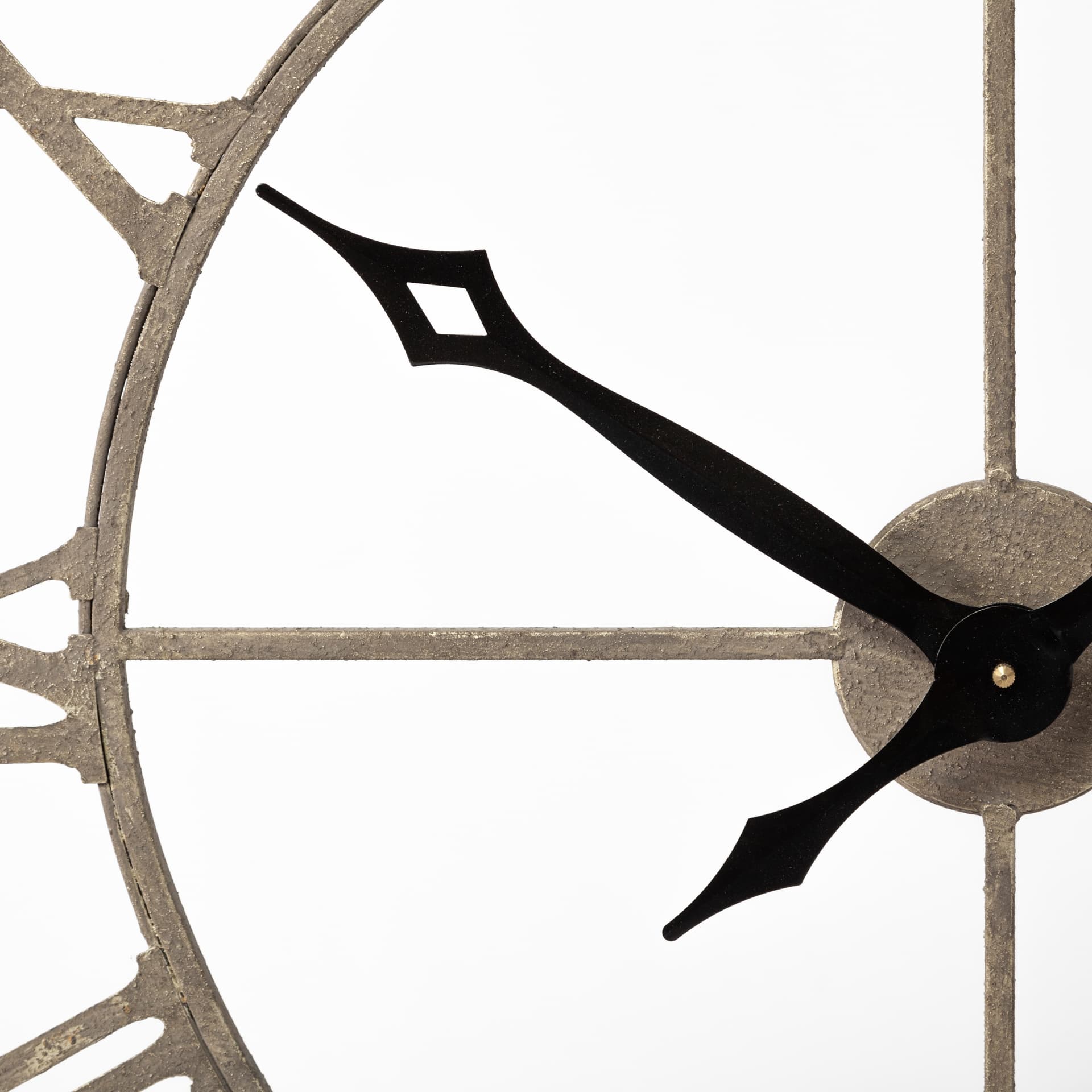 Mething Light Brown 31.5" Large Farmhouse Wall Clock — product photograph