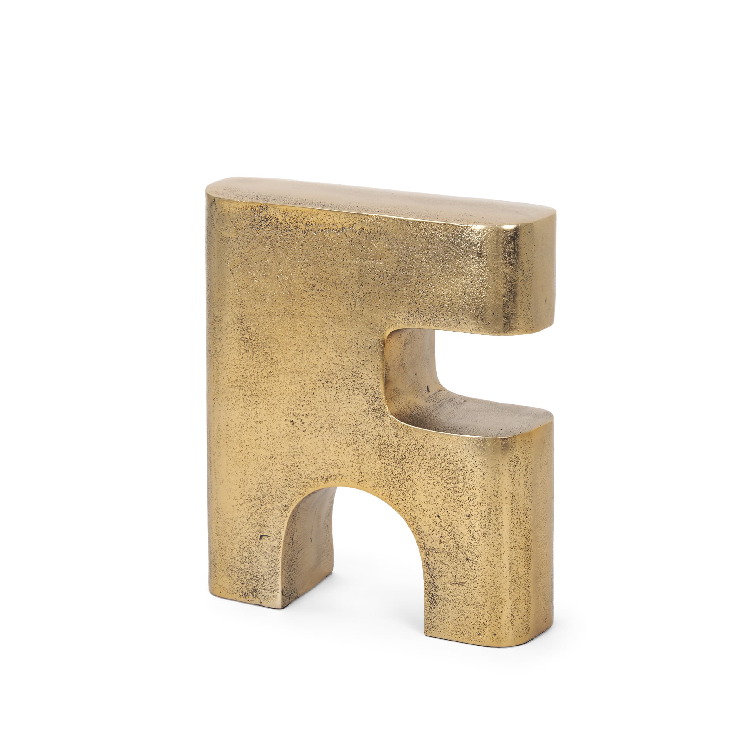 Renni Antiqued Brass Large Decorative Sculpture — product photograph