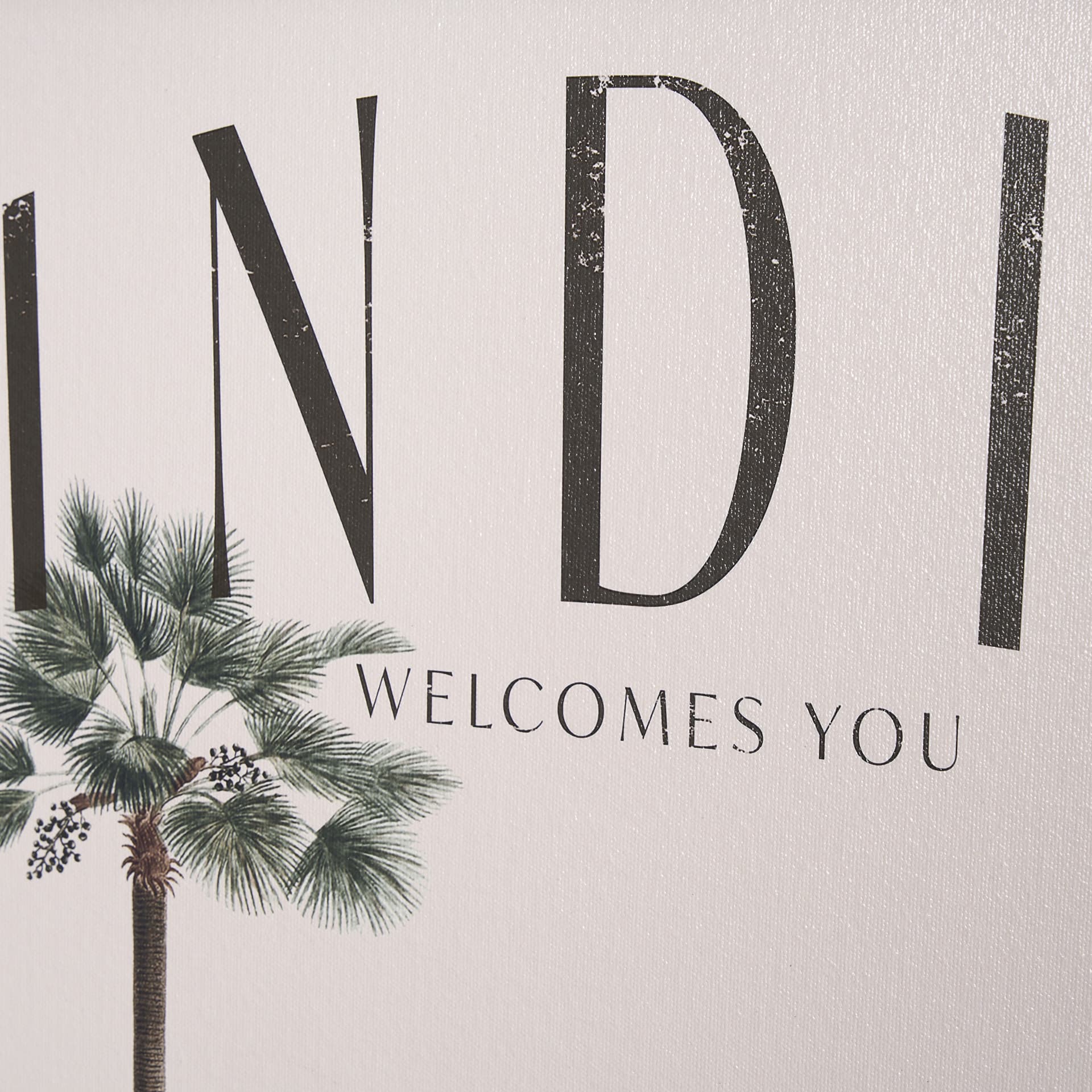 Travel Guide - India by Vintage Collection a Hand Embellished Textured Framed Art Print — product photograph
