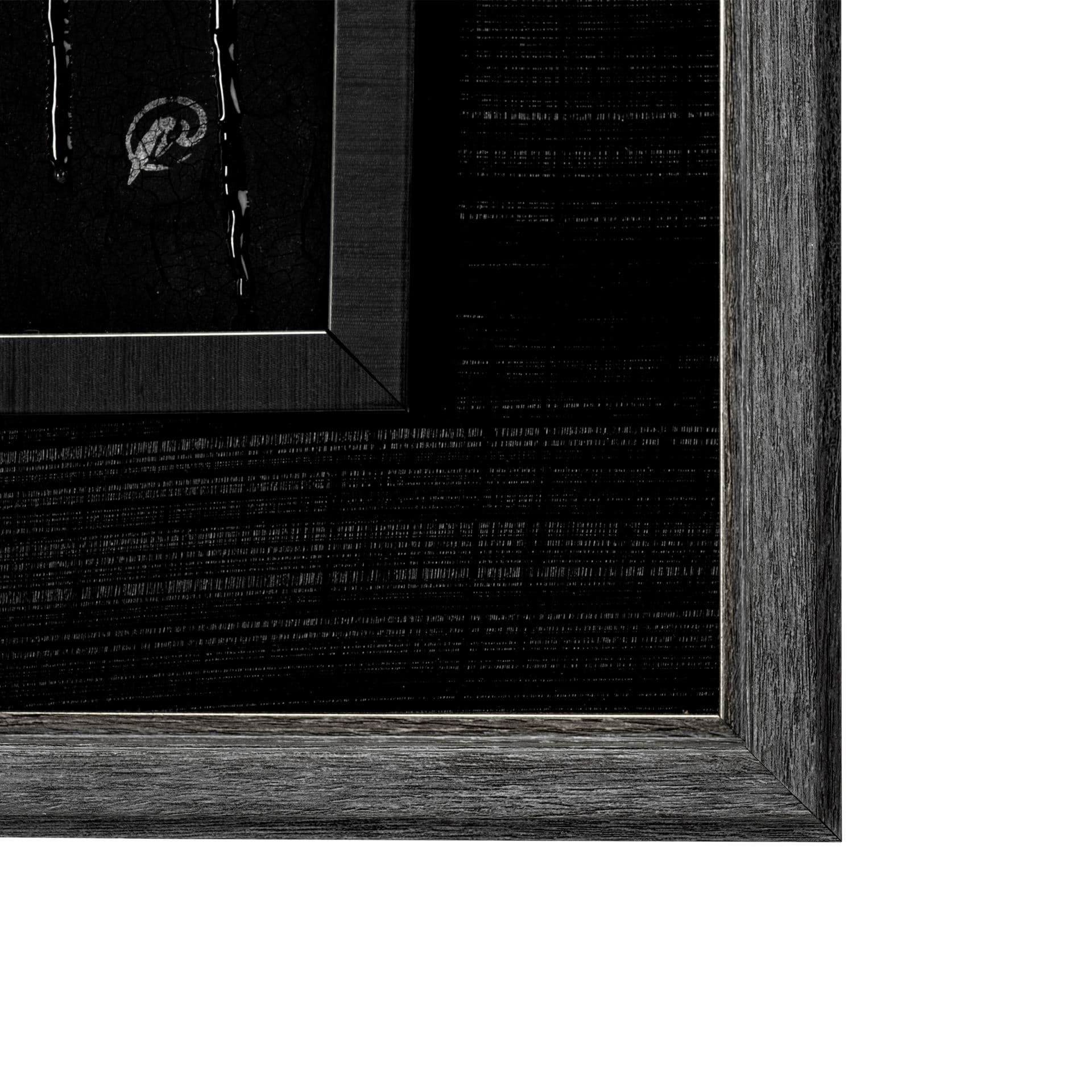 Midas Touch II by Barbara Fleming a Hand Embelished Textured Framed Art Print Matted under Glass — product photograph