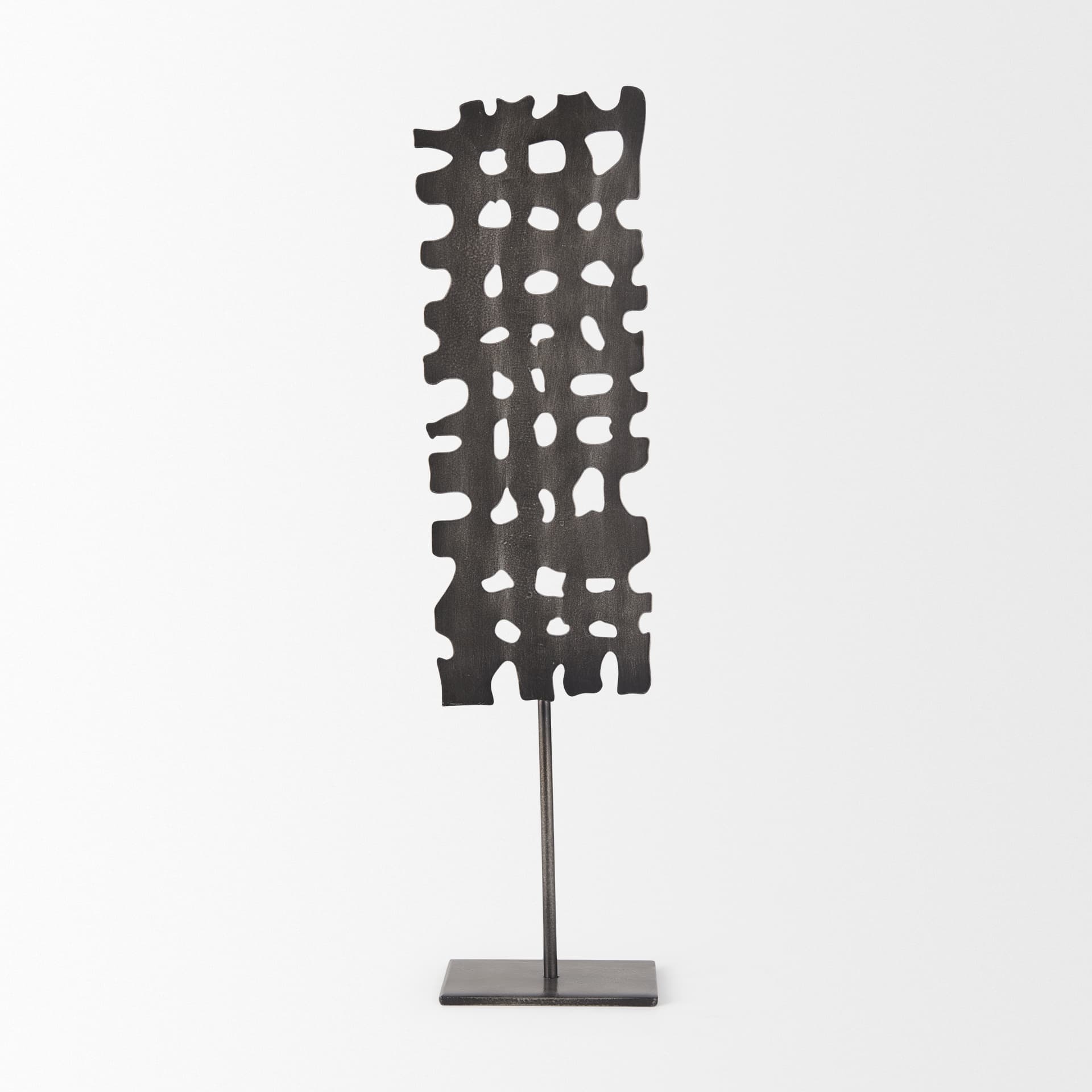 Shaw II (Large) 5L x 3W Gray Rectangular Decorative Object — product photograph