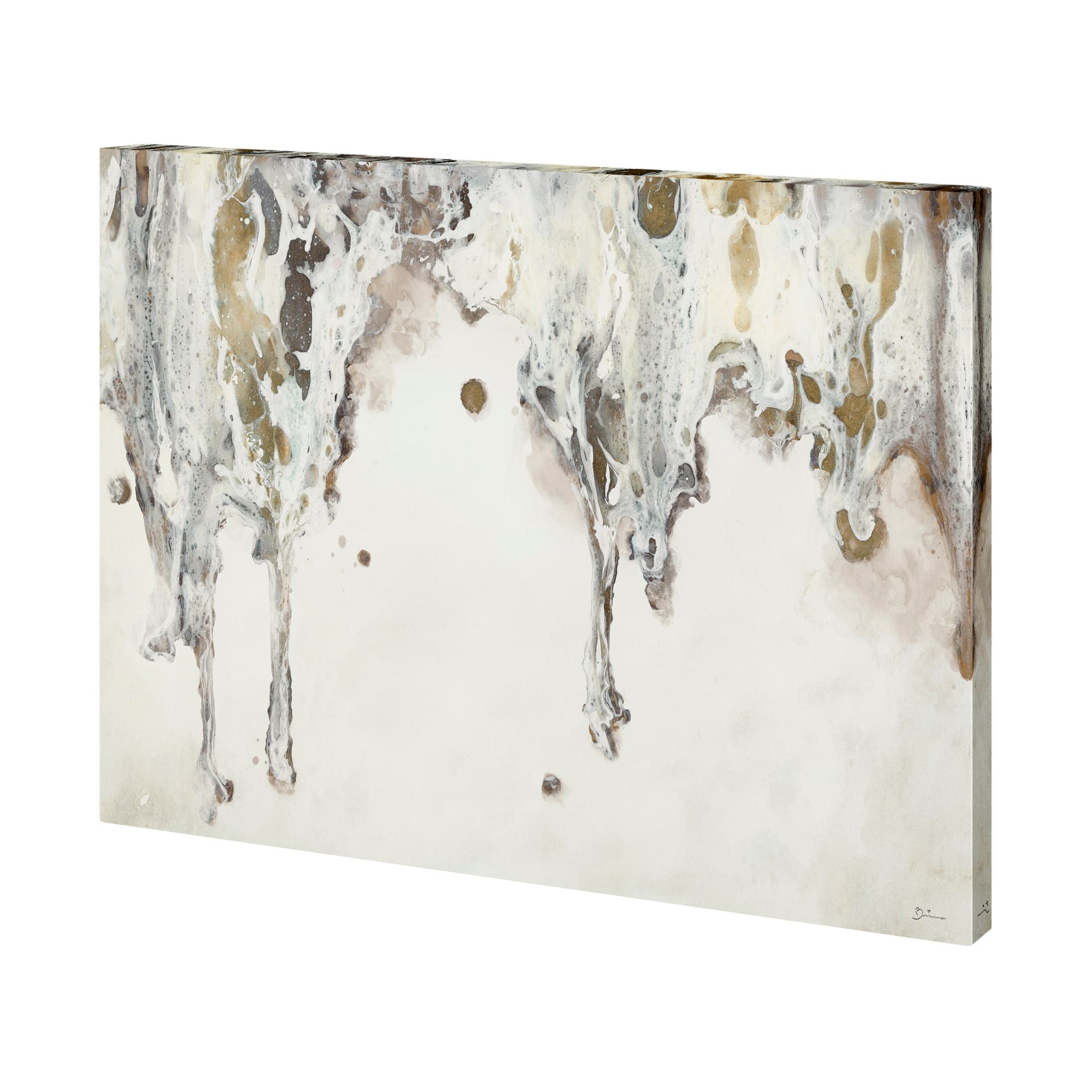 Icarus II by Mercana Studio a Hand Embellished Textured Canvas — product photograph