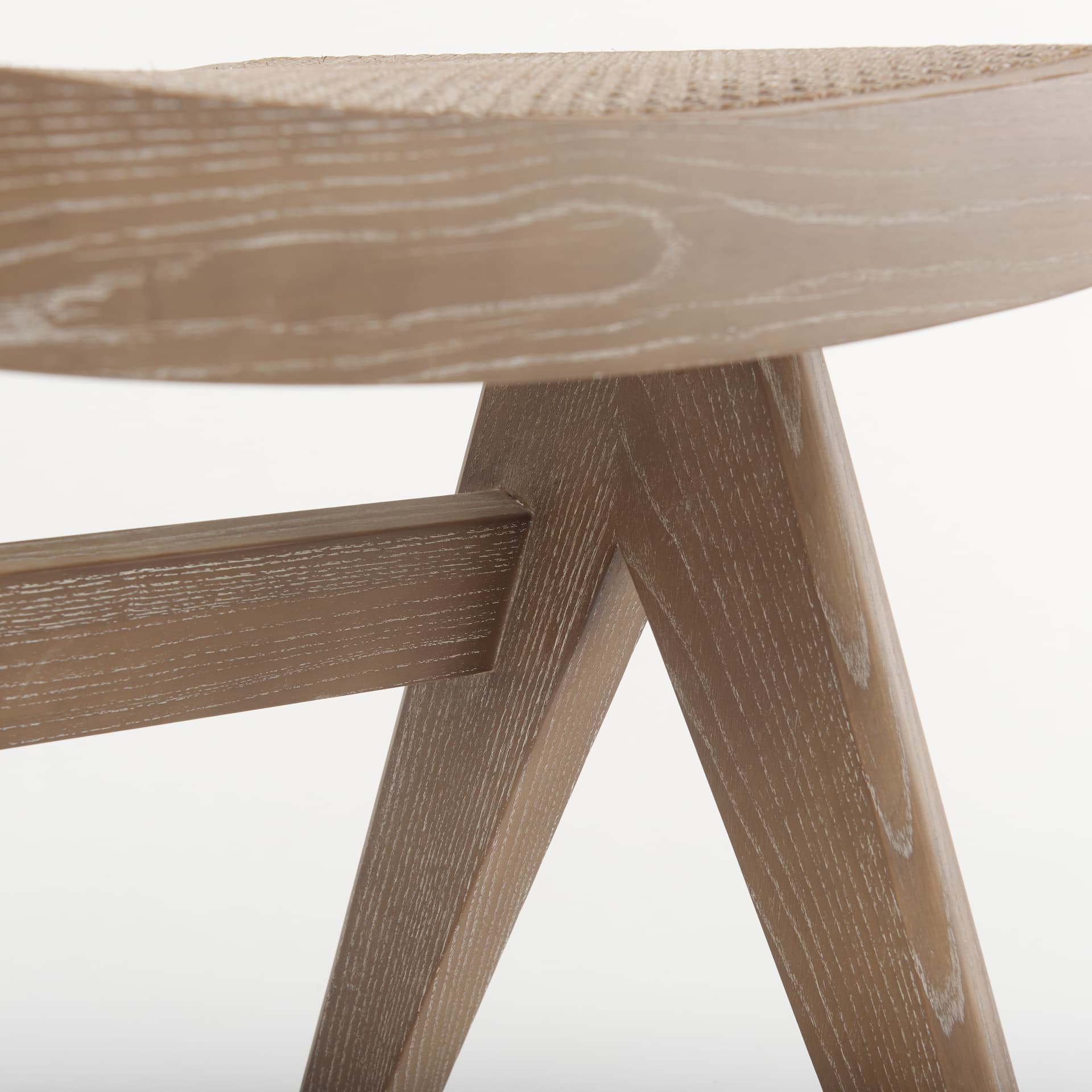 Arvin 21.7L x 17.7W x 18.1H Medium Brown Wooden Stool — product photograph