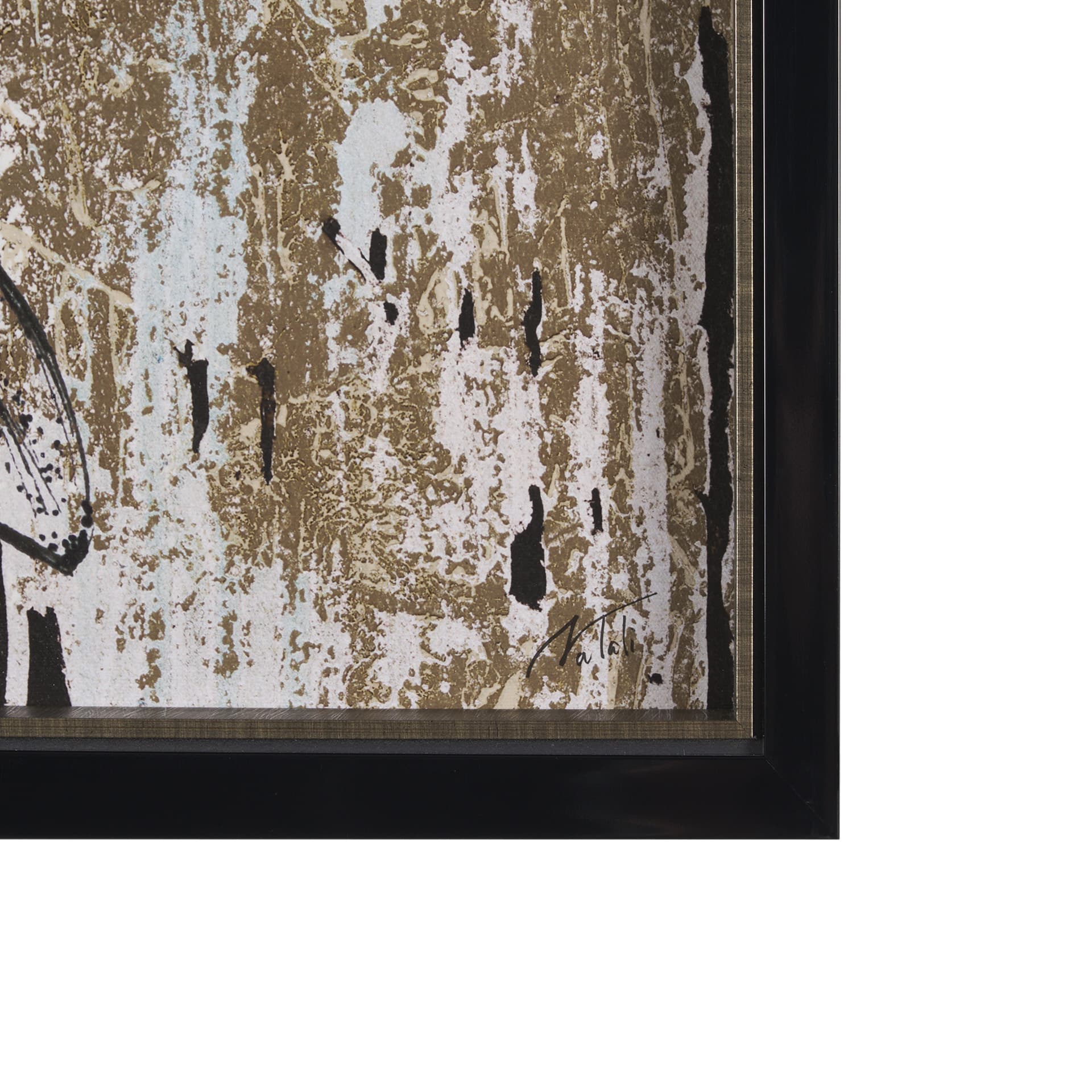 Papillon I by Mercana Studio a Hand Embellished Framed Art Print — product photograph