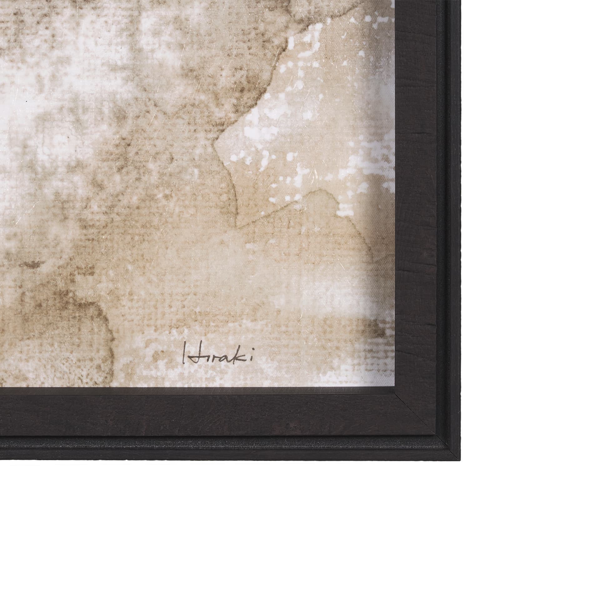 Blowing Grass I by Mercana Studio a Hand Embellished Textured Framed Art Print — product photograph