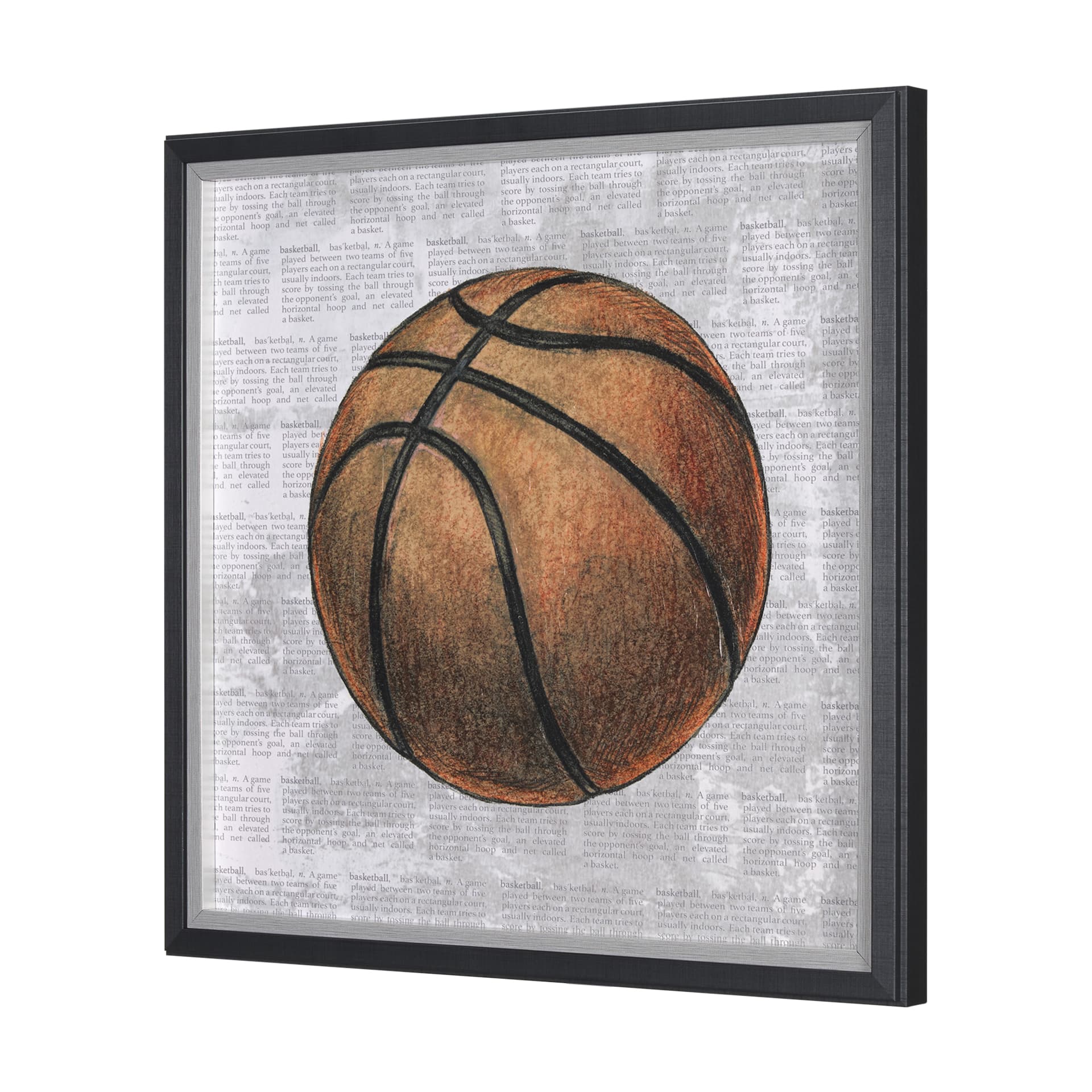 Definition of Sport IV by Mercana Studio a Hand Embellished Textured Framed Art Print — product photograph
