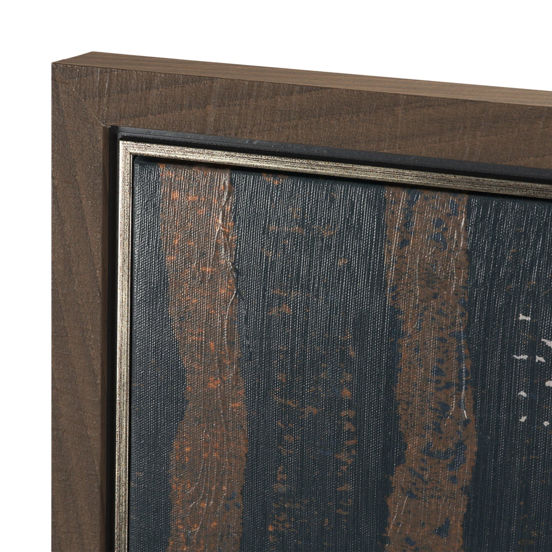 Frequency by Mercana Studio a Hand Embellished Textured Framed Canvas — product photograph