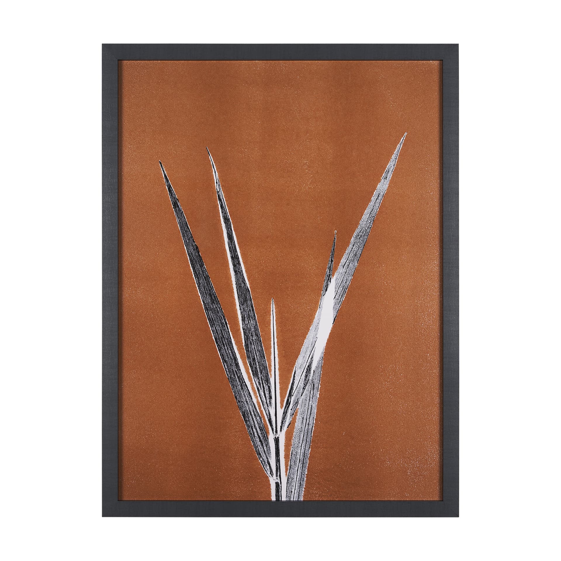 New Grasses 1 by Mary Margaret Briggs a Hand Embellished Textured Framed Art Print — product photograph