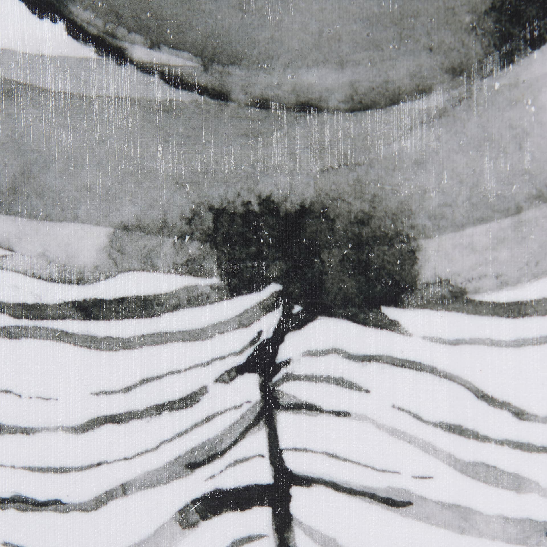 Rain of Leaf I by Mercana Studio a Hand Embellished Textured Framed Canvas — product photograph