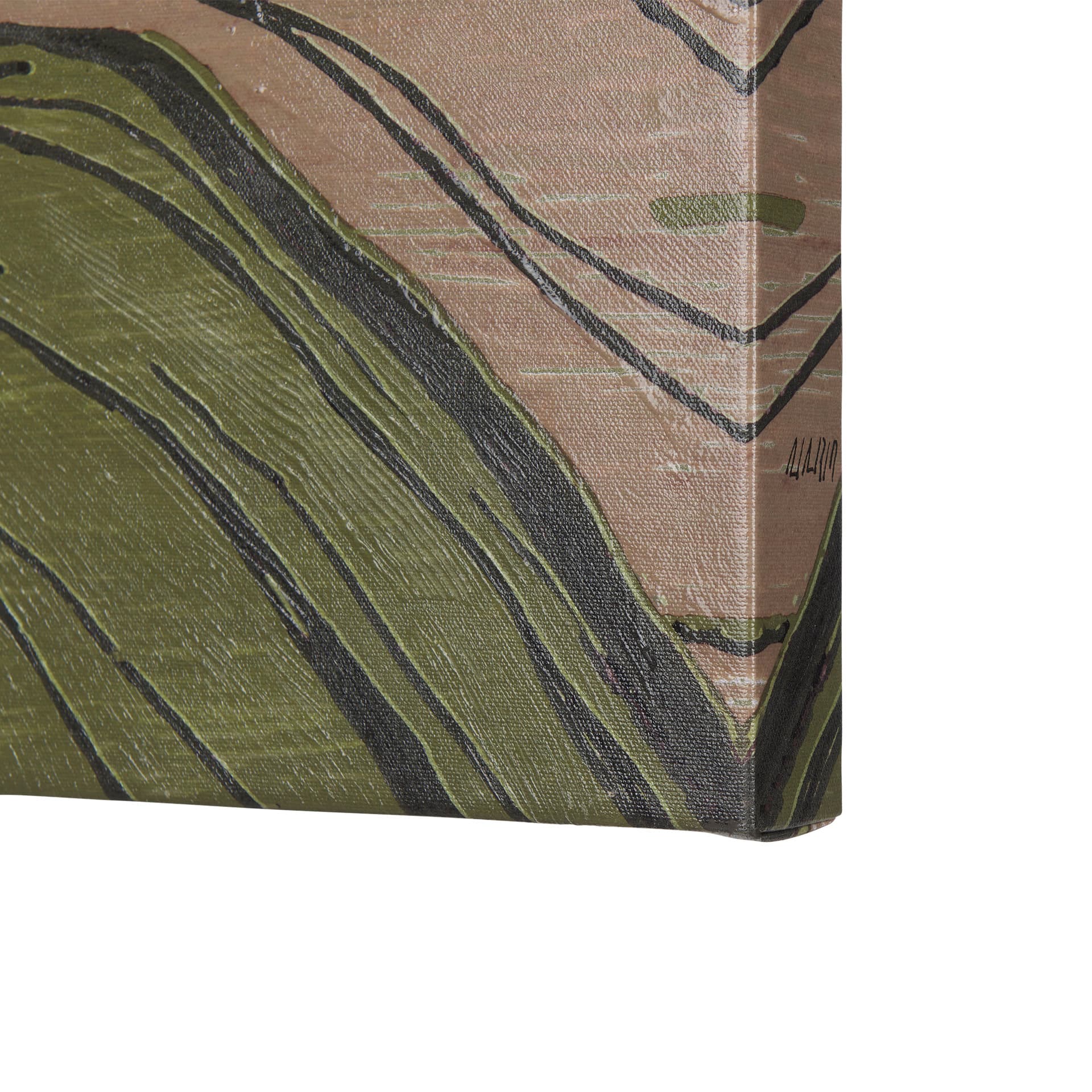 Farmland Spring I by Mercana Studio a Hand Embellished Textured Canvas — product photograph