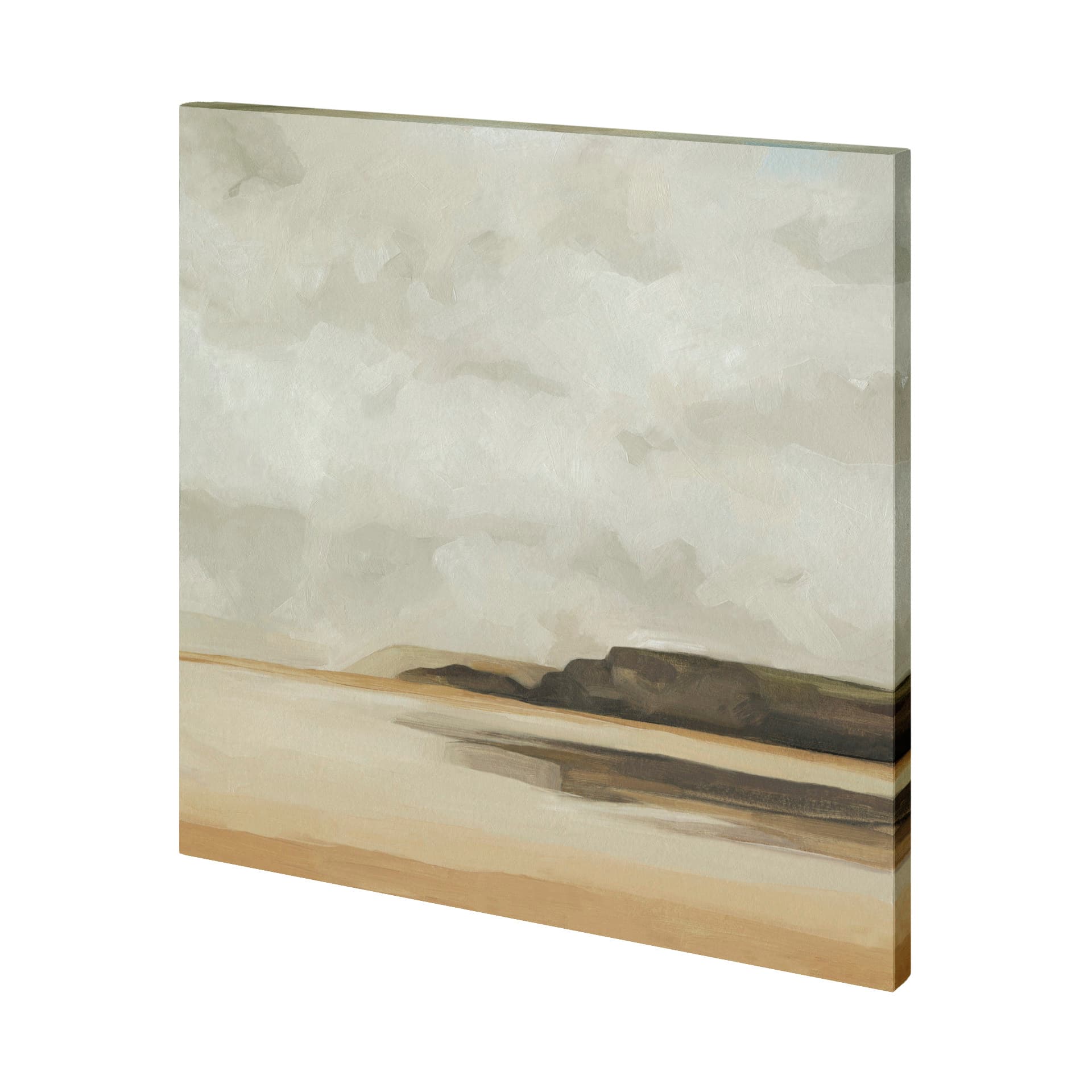 Wattwanderung I by Emma Scarvey a Hand Embellished Textured Canvas — product photograph