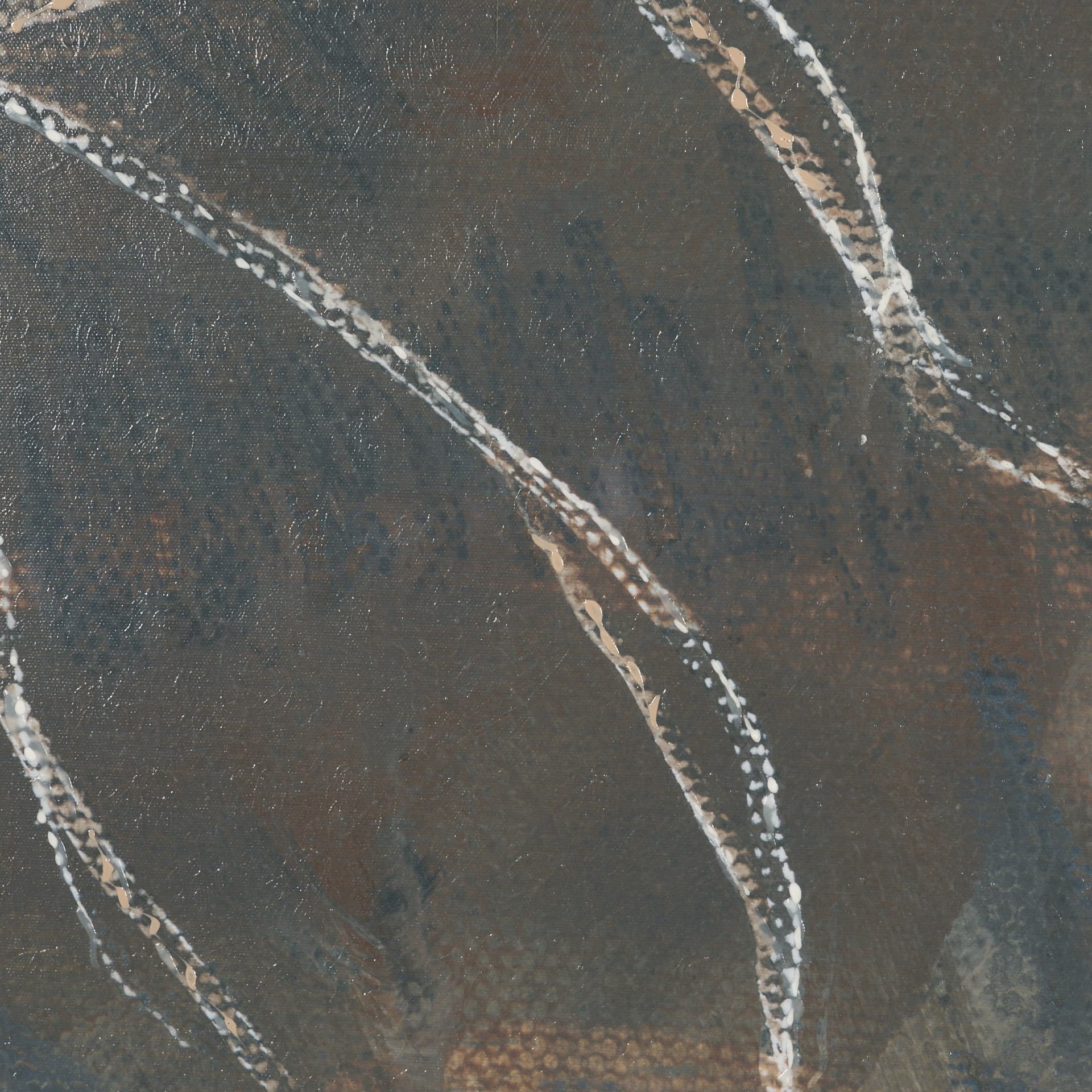 Cazim II by Mercana Studio Hand-Embellished Textured Framed Canvas Artwork — product photograph