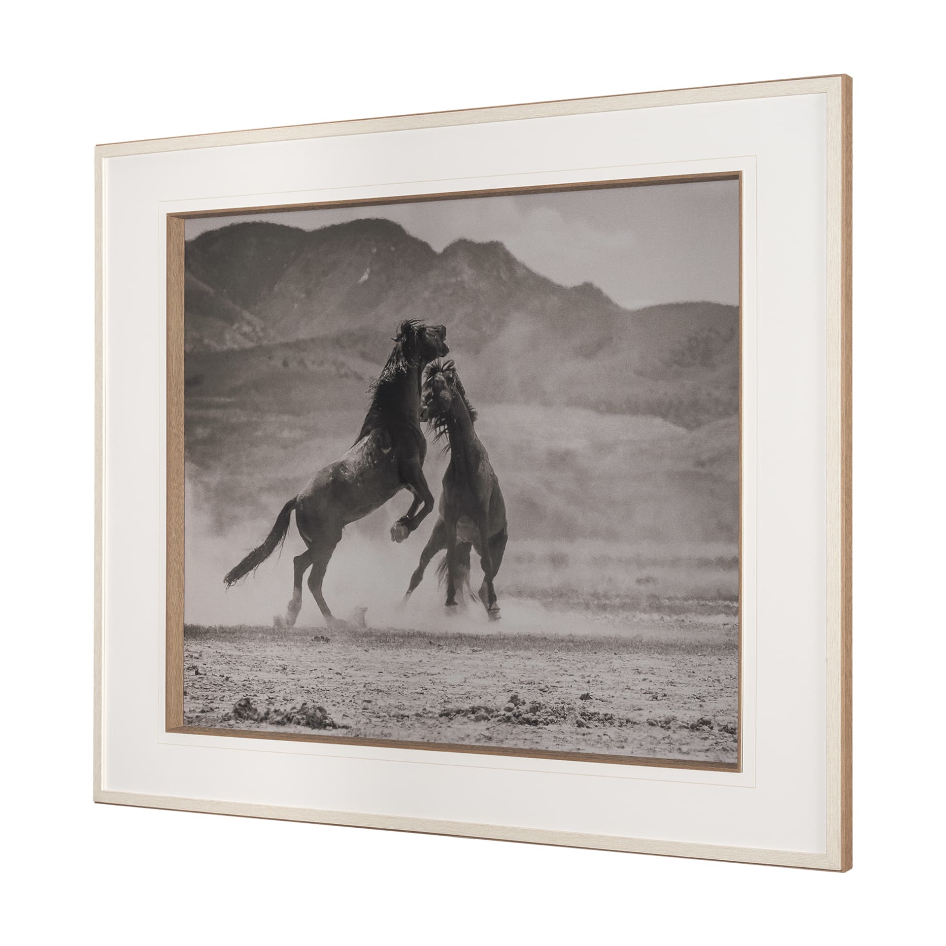 The Meeting by Nancy Crowell a Hand Embellished Framed Photo Art Print Matted under Glass — product photograph