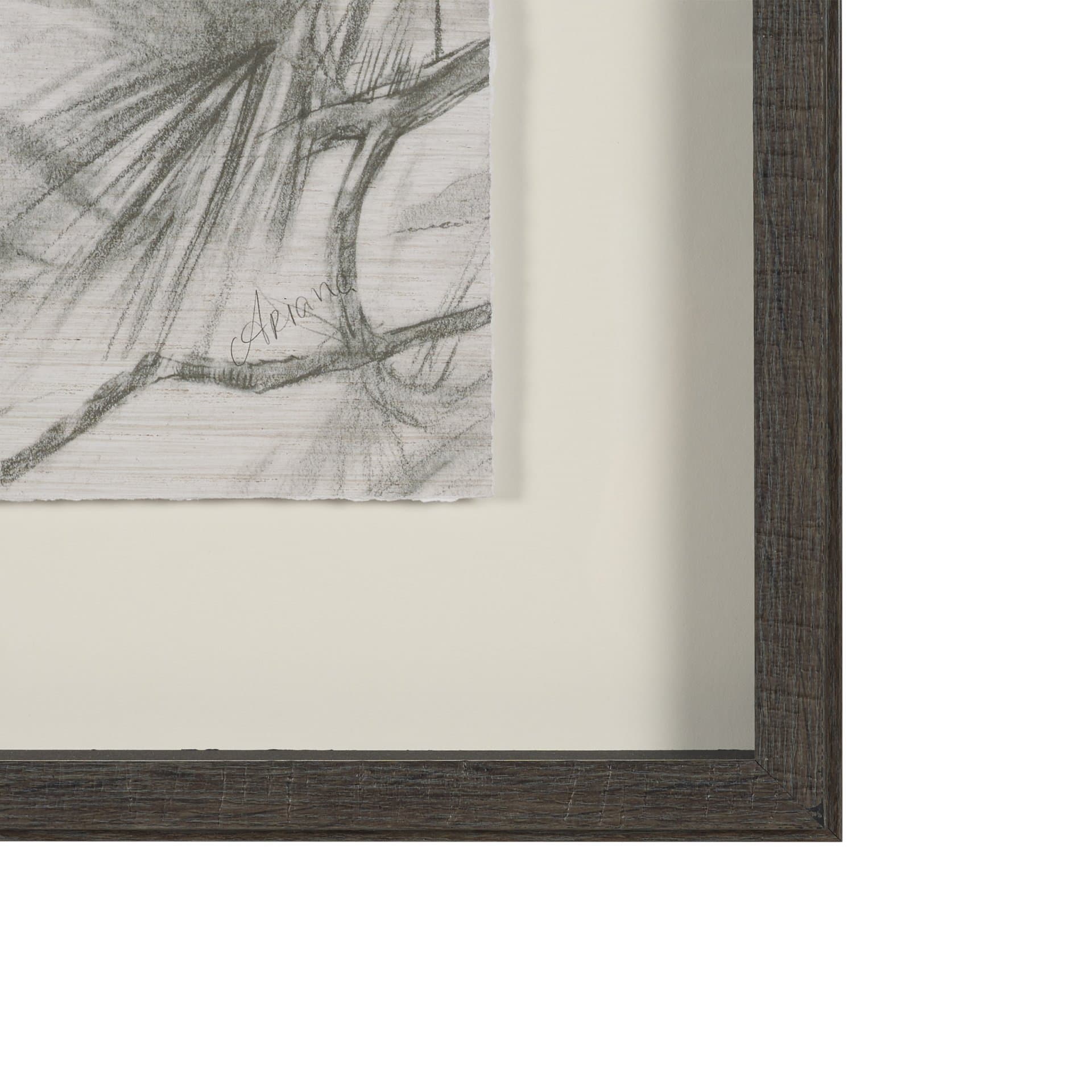 Ponderosa Whisper by Mercana Studio Hand Embelished Framed Artwork Matted under Glass — product photograph