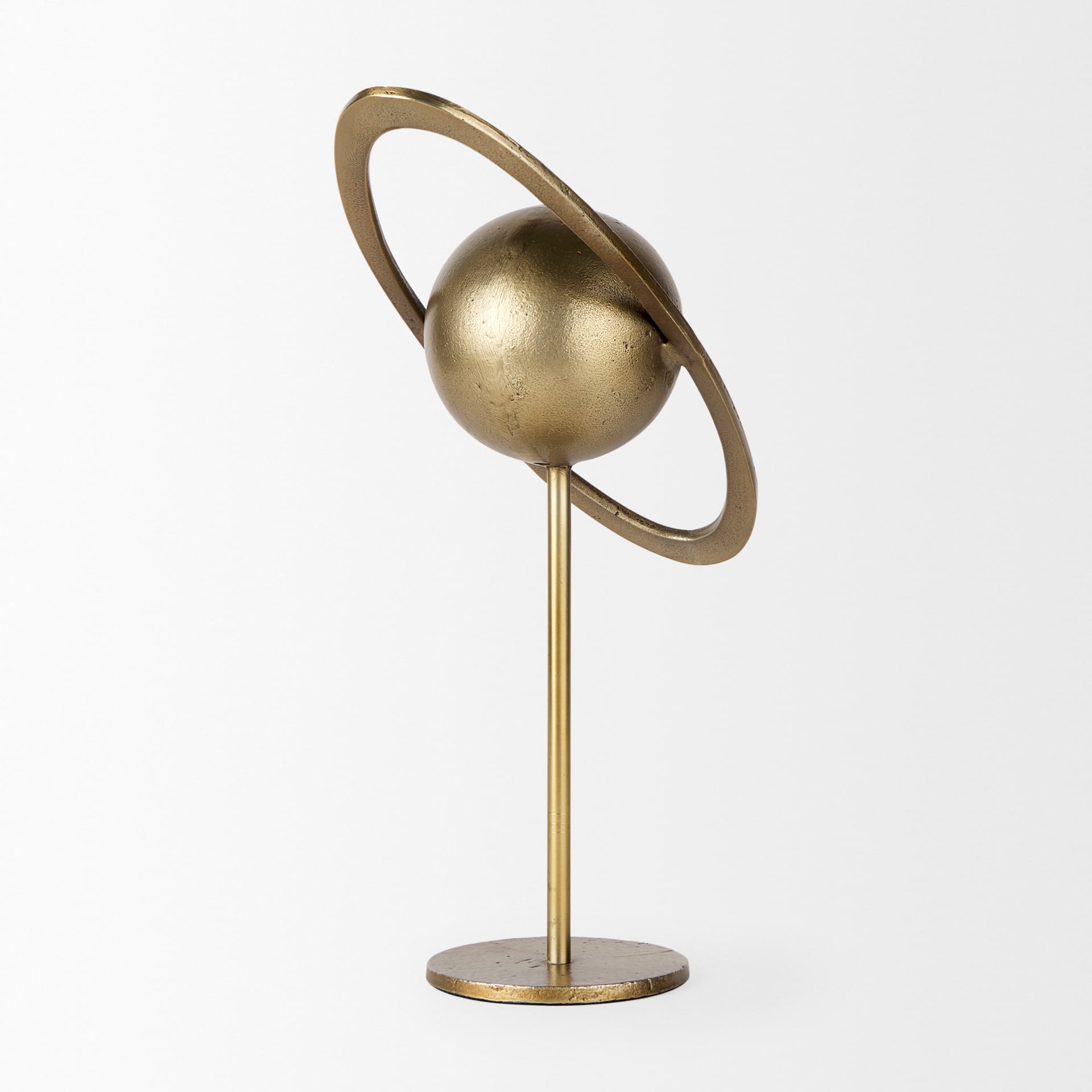 Atlas 15.0L x 7.0W x 16.0H Gold Metal Solar System Ornament — product photograph