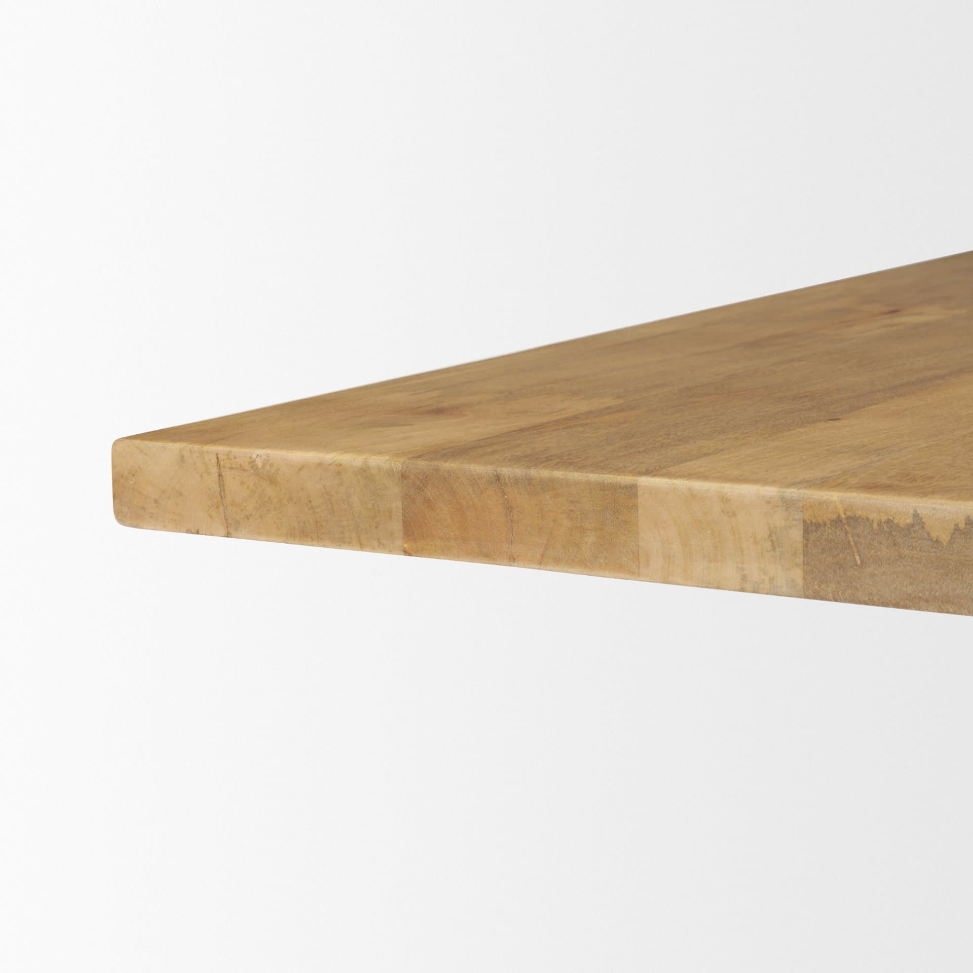 Viktor 55"L Light Brown Solid Wood Coffee Table — product photograph
