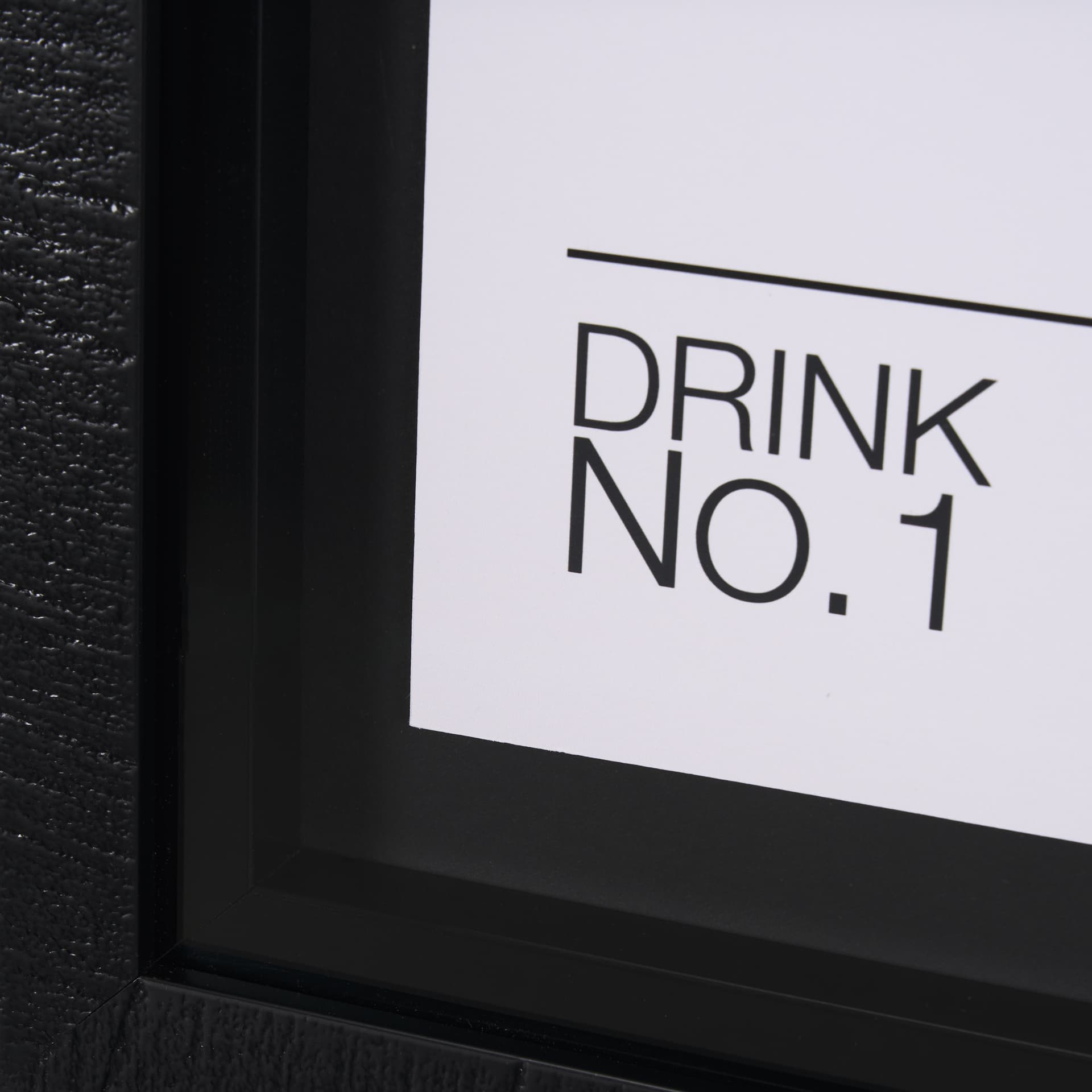Three Dots and a Dash by Mercana Studio a Hand Embellished Textured Framed Art Print under Glass — product photograph