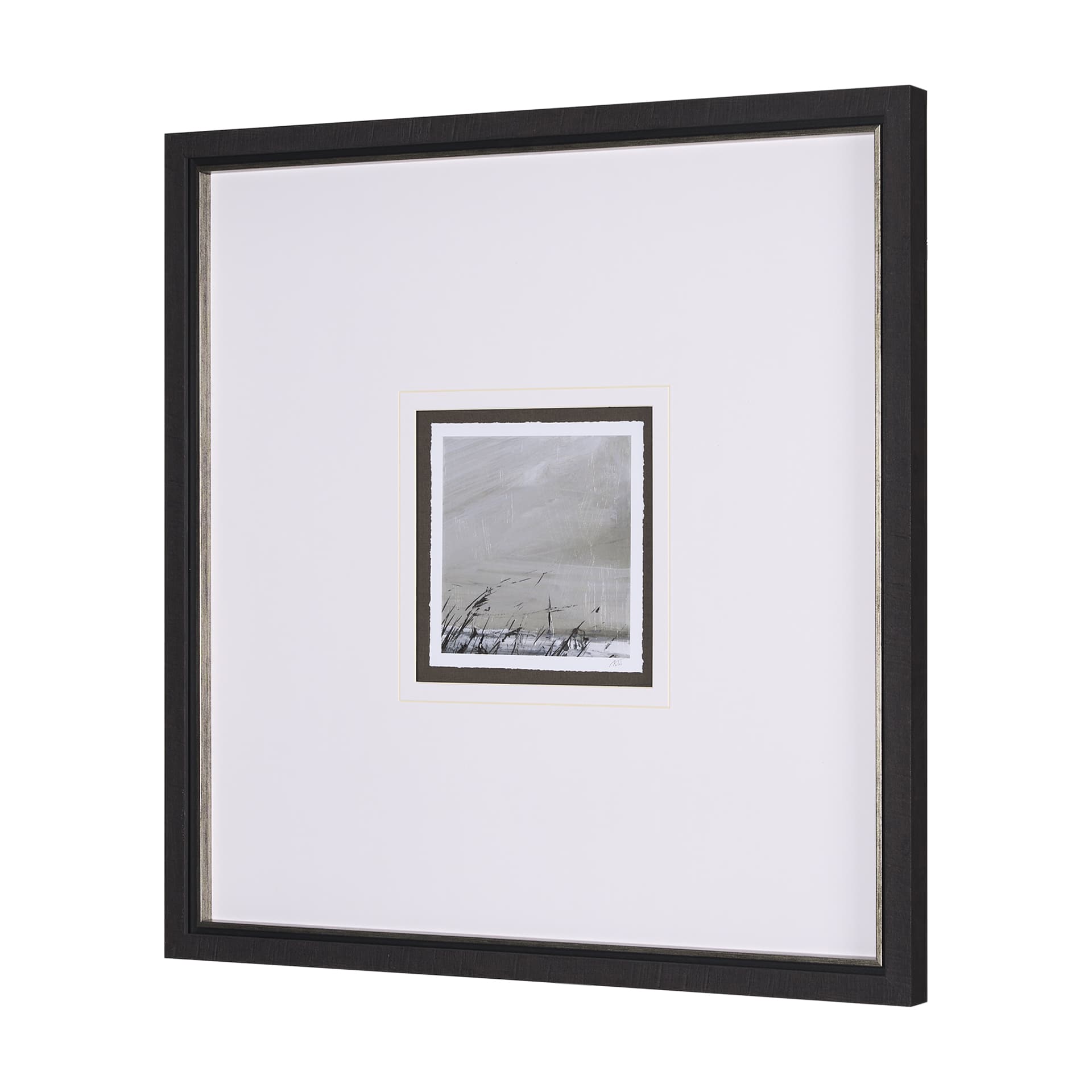 Winter Day VI by Mercana Studio a Hand Embellished Textured Framed Art Print Matted under Glass — product photograph