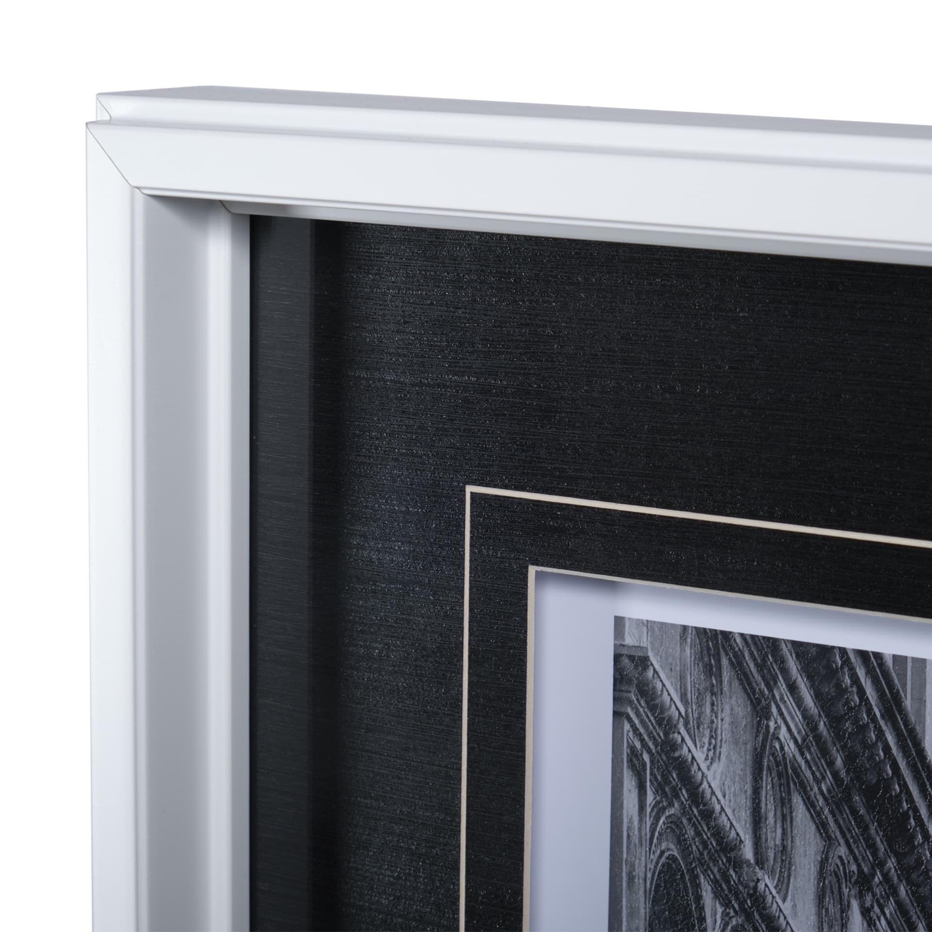 B&W Bridge of Sighs by Danny Head a Hand Embellished Textured Framed Photo Art Print Matted under Gl — product photograph