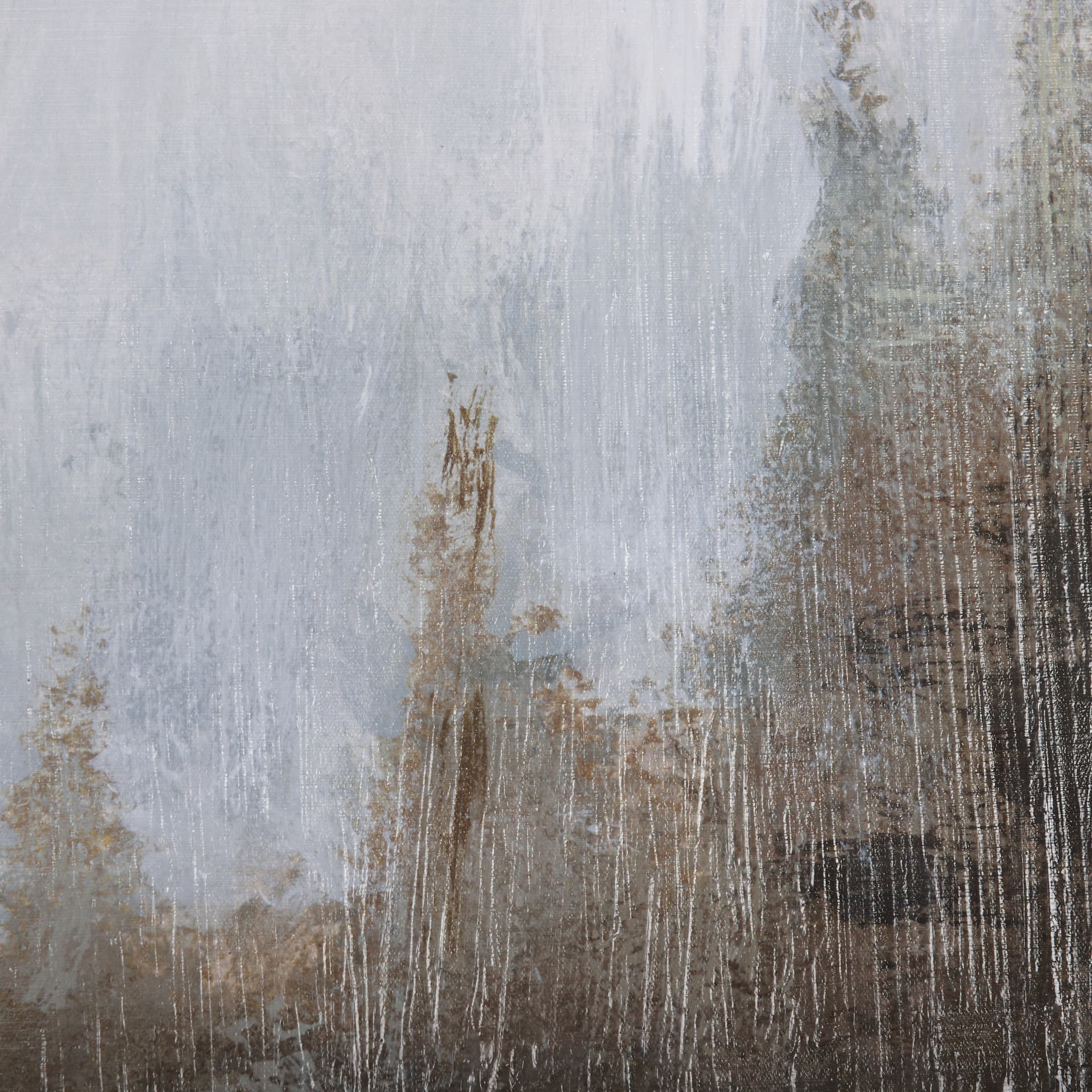 Morning Mist by Mercana Studio a Hand Embellished Textured Framed Canvas — product photograph
