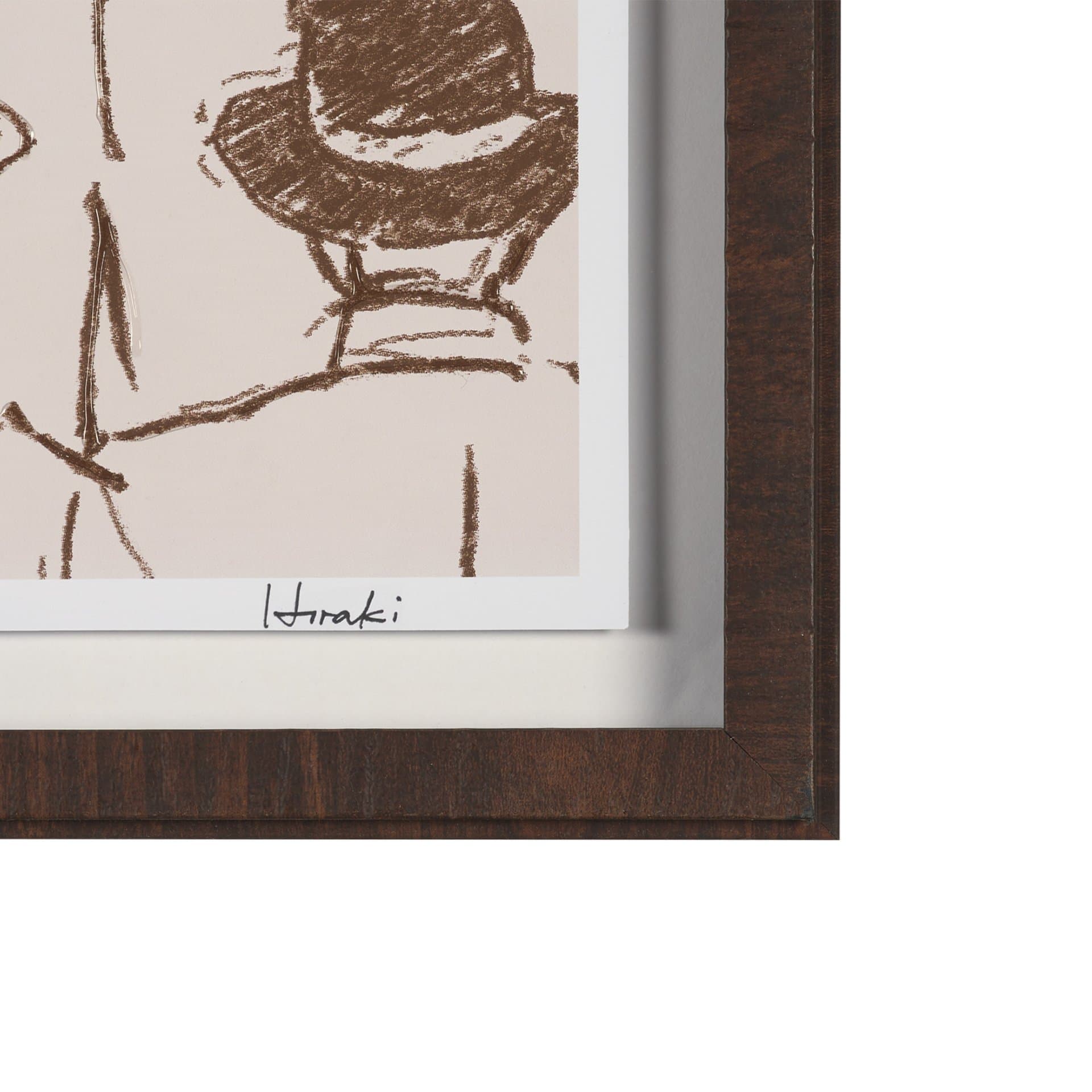 Overcoats by Mercana Studio Hand-Embellished Framed Artwork Matted under Glass — product photograph