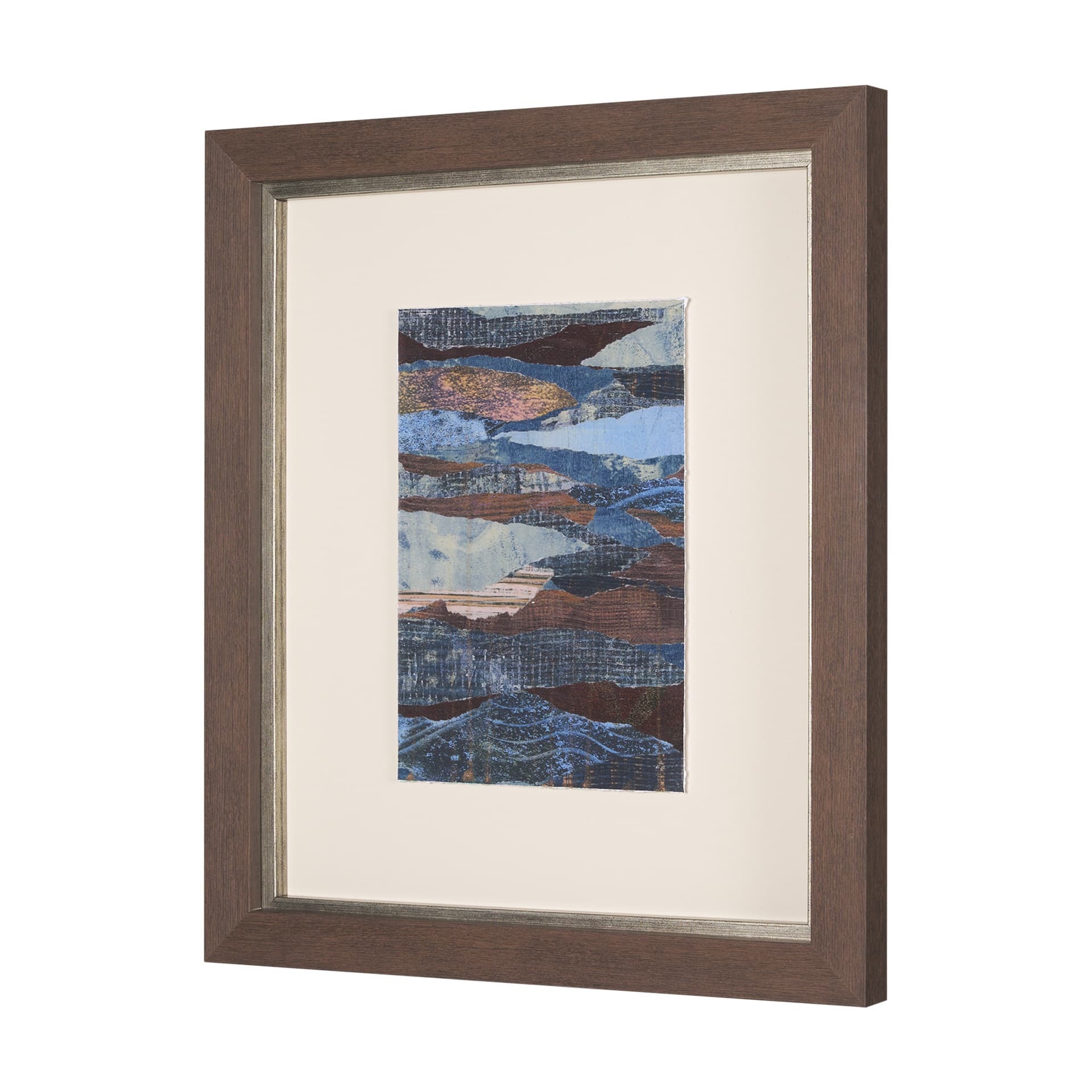 Off In The Distance III by Mercana Studio a Hand Embellished Framed Art Print Matted under Glass — product photograph