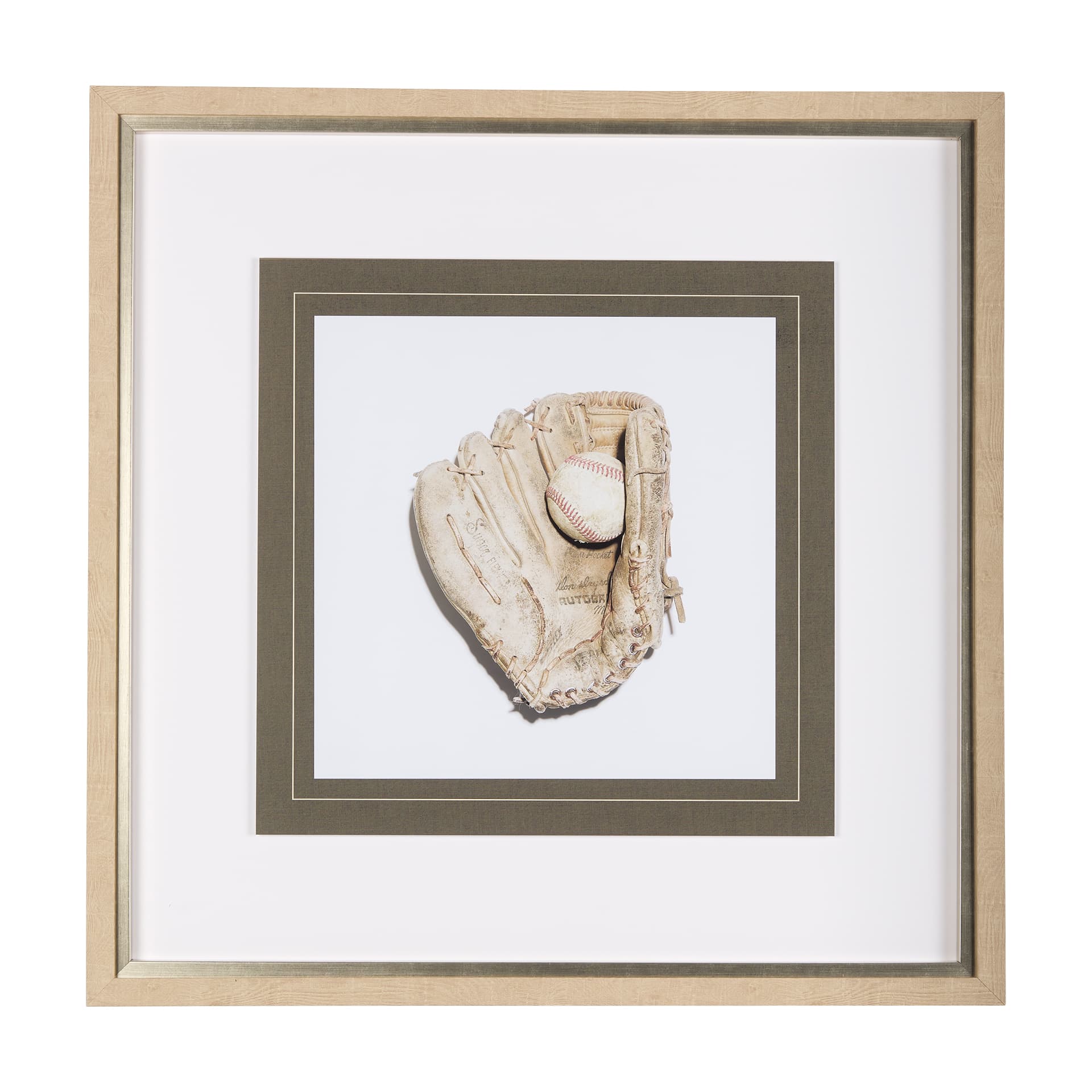 Fielders Choice by Mercana Studio a Framed Photo Art Print Matted under Glass — product photograph