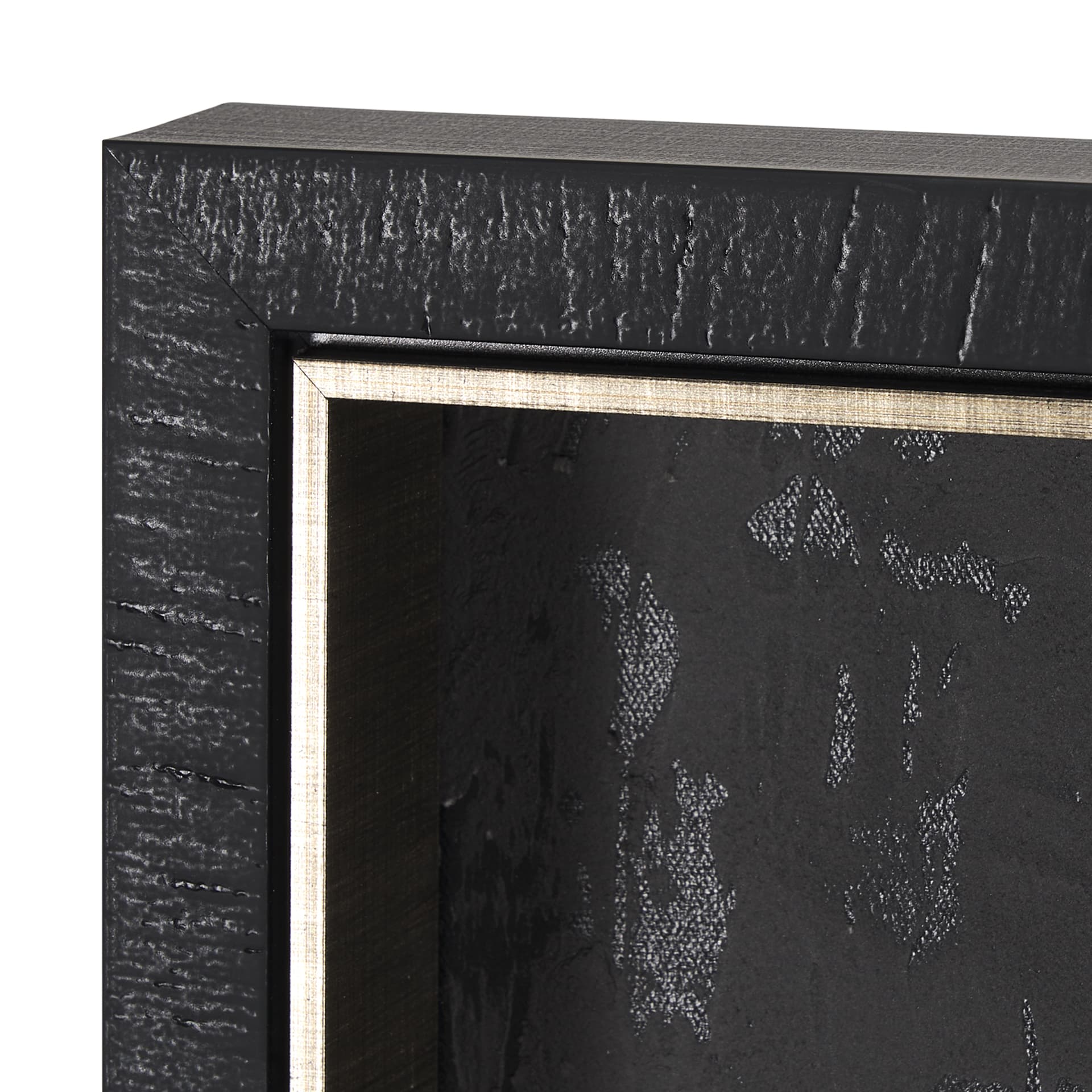 Shape Shift - Form by Mercana Studio a Hand Embellished Textured Framed Art Print — product photograph