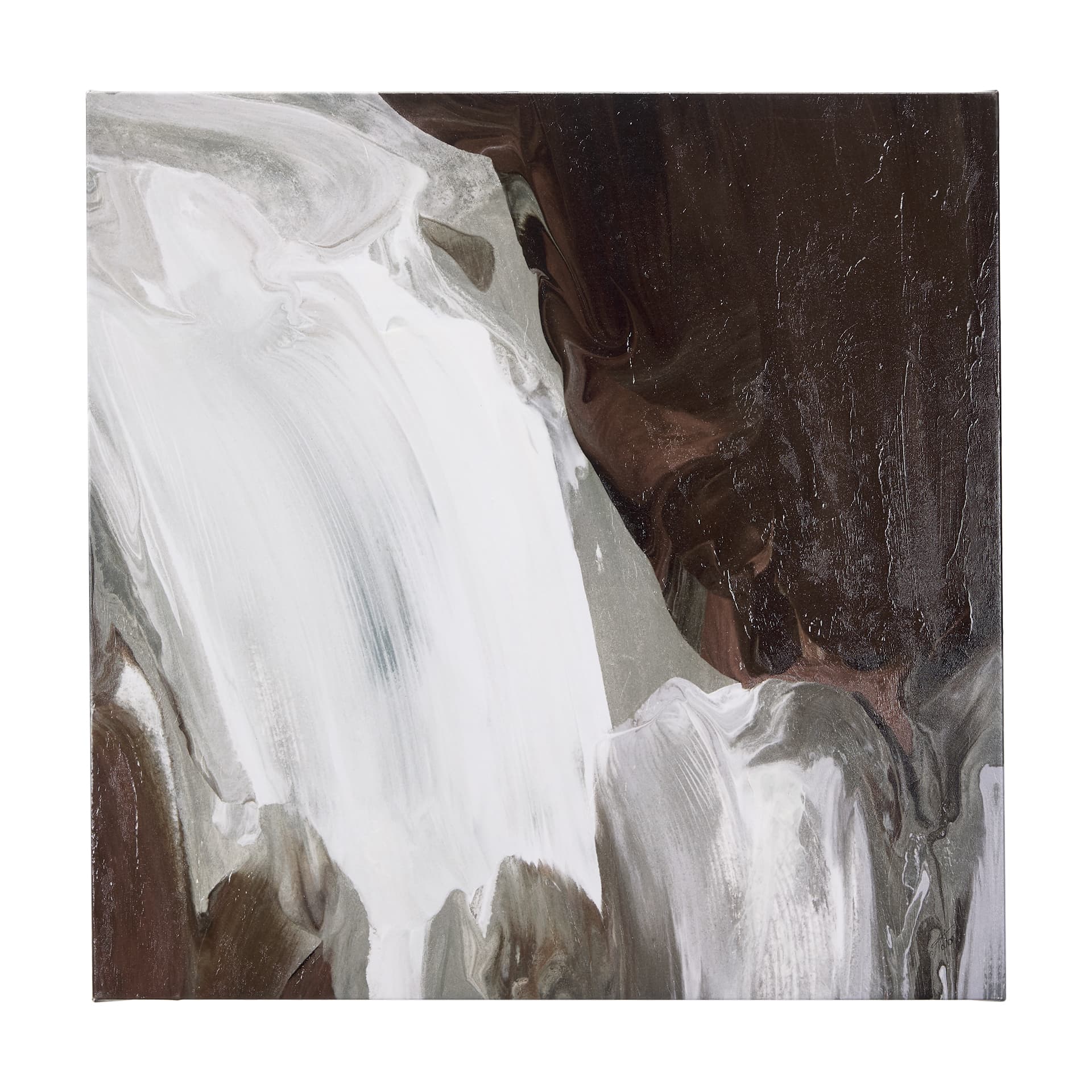 Harmonic VI by Mercana Studio a Hand Embellished Textured Canvas — product photograph