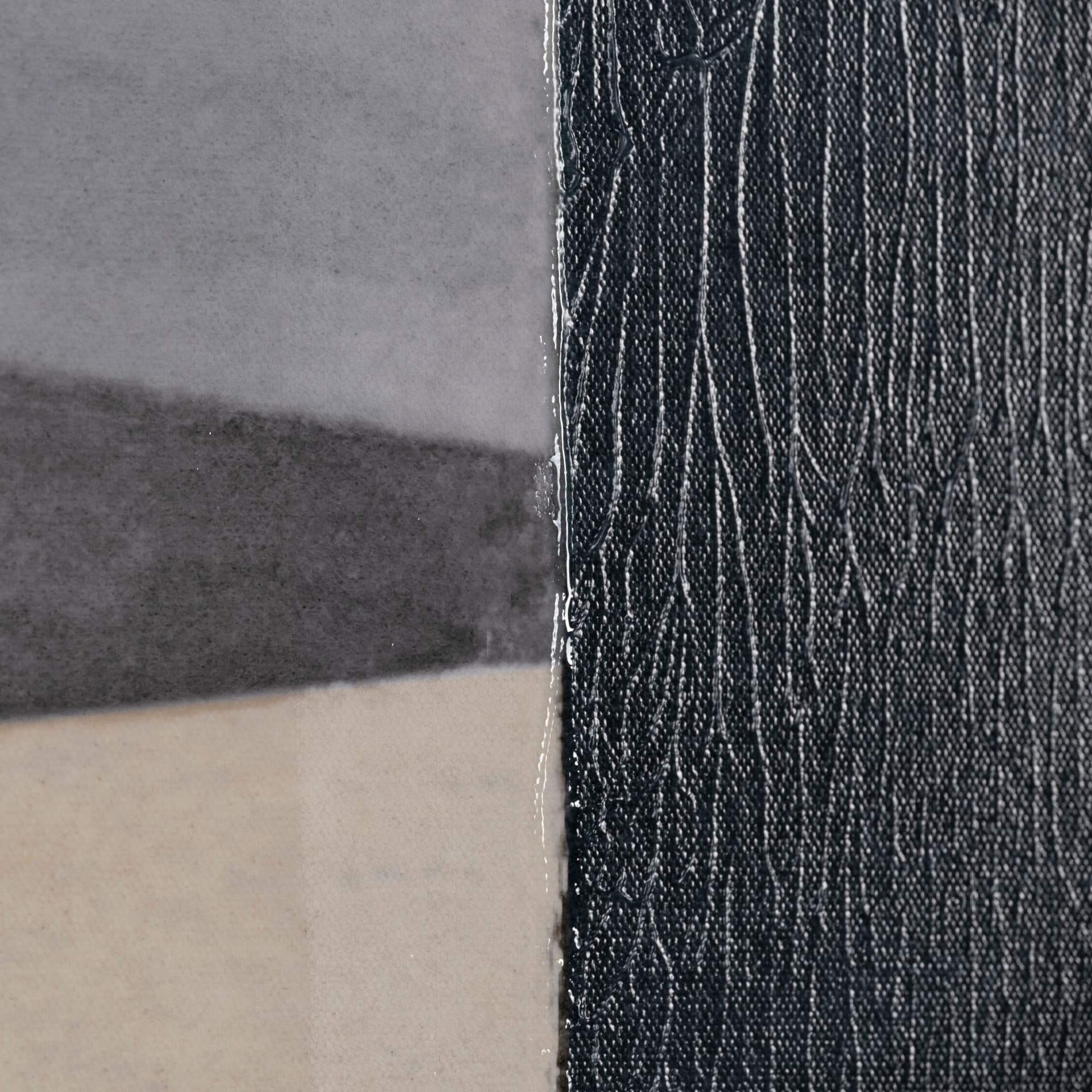 Labyrinth I Tri Color by Mercana Studio a Hand Embellished Textured Canvas — product photograph