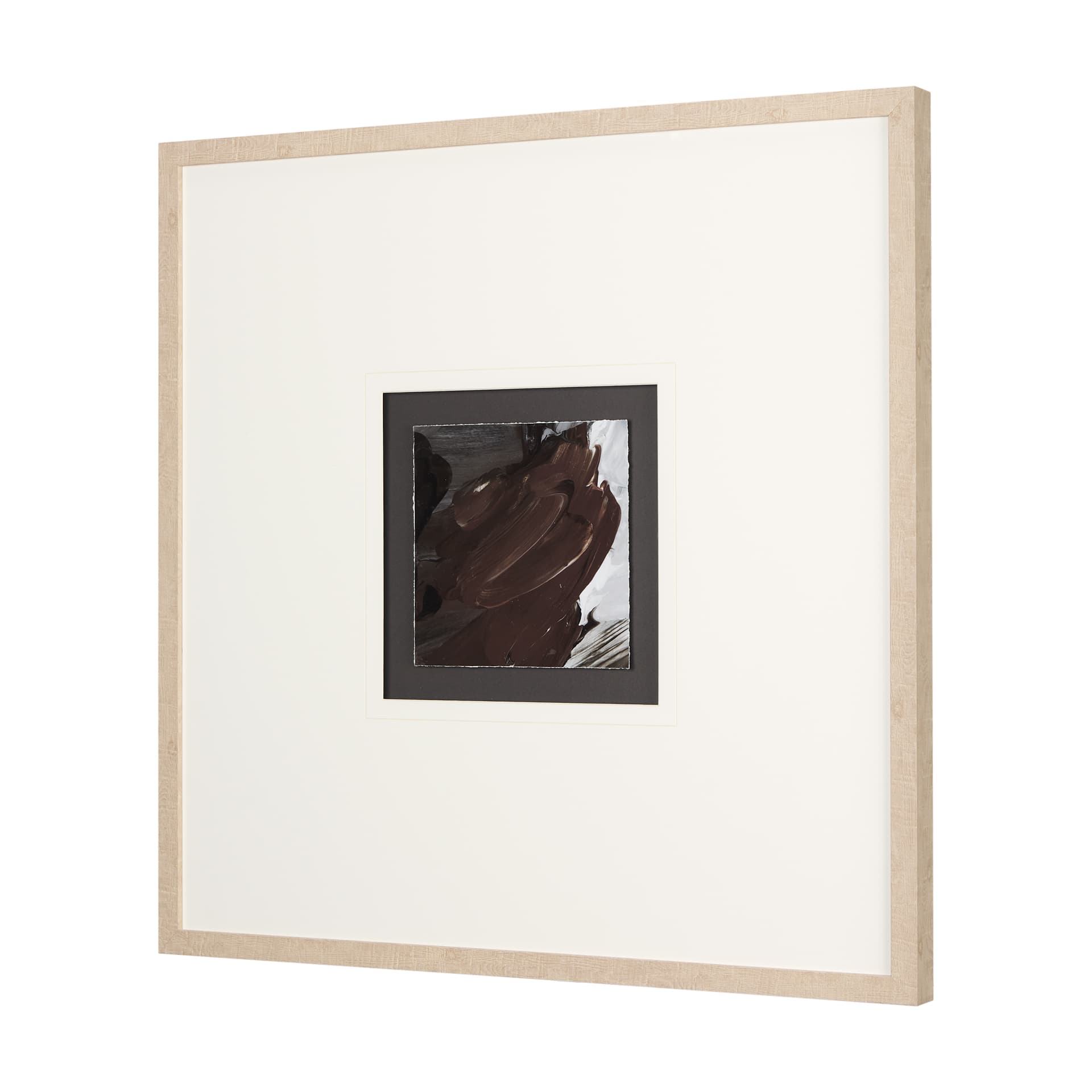 Harmonic III by Mercana Studio a Hand Embellished Textured Framed Art Print Matted under Glass — product photograph