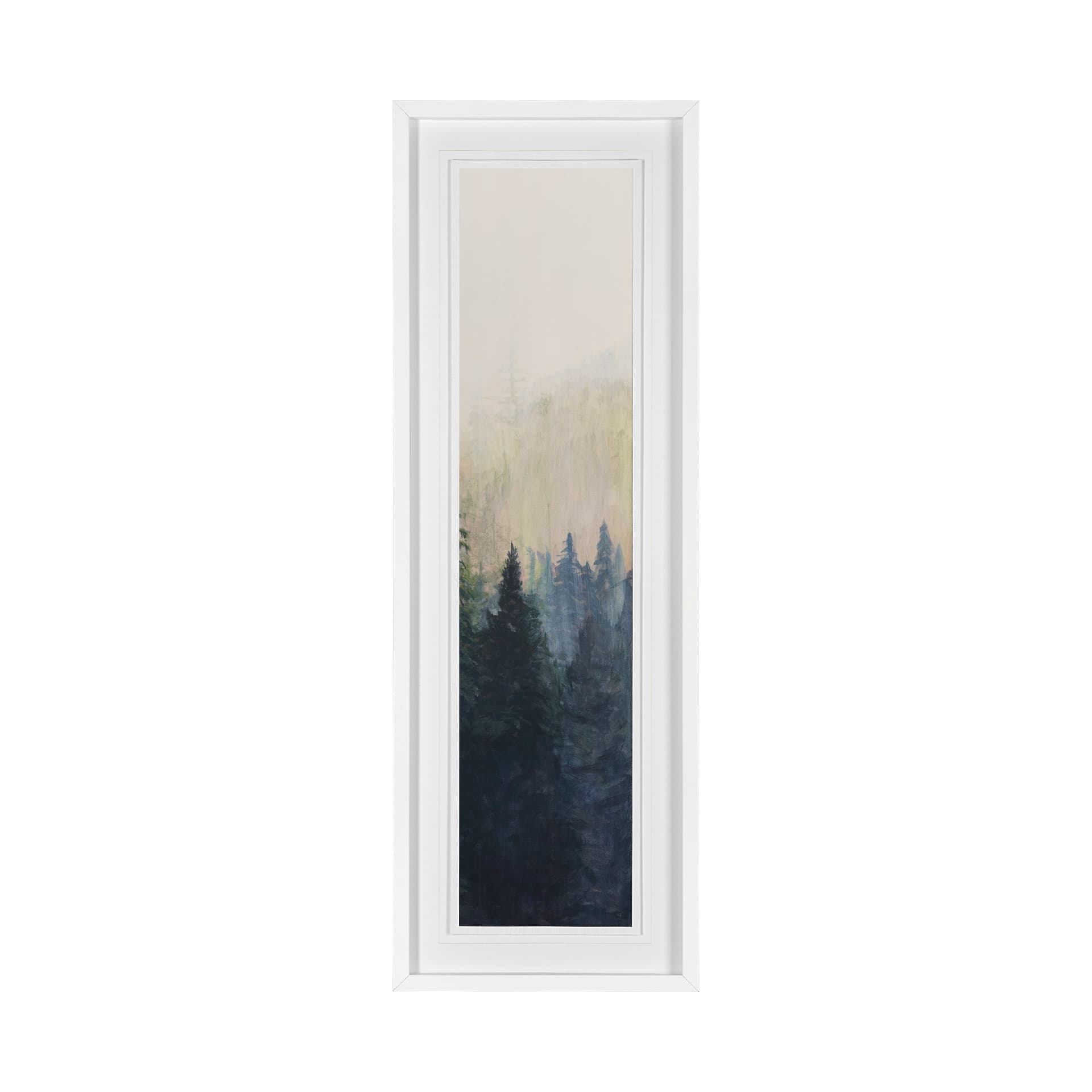 Pacific Northwest Panel VII by Sandra Lafrate Hand Embellished Framed Art Print Matted under Glass — product photograph