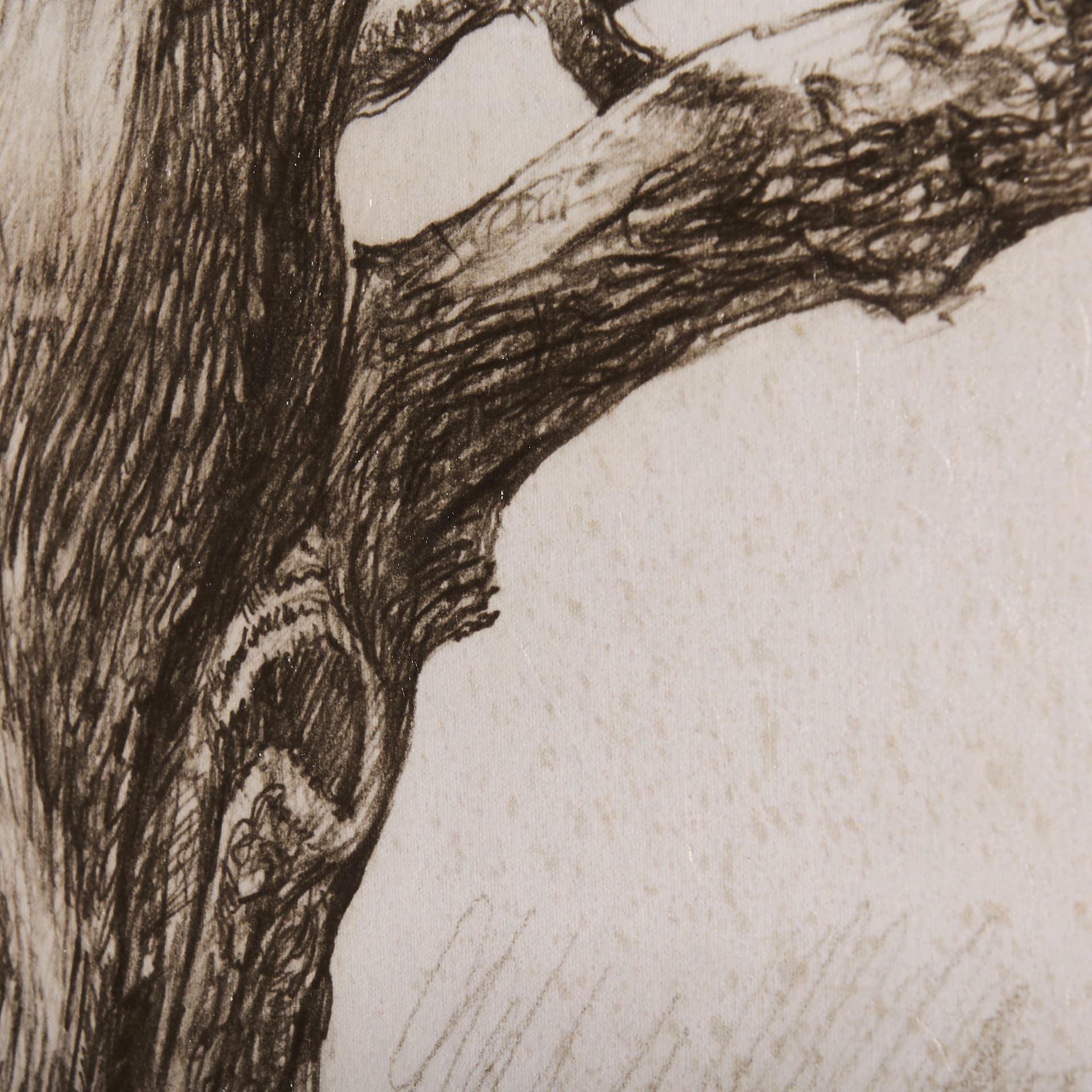 Secret Life of Tree by Mercana Studio a Hand Embellished Textured Canvas — product photograph