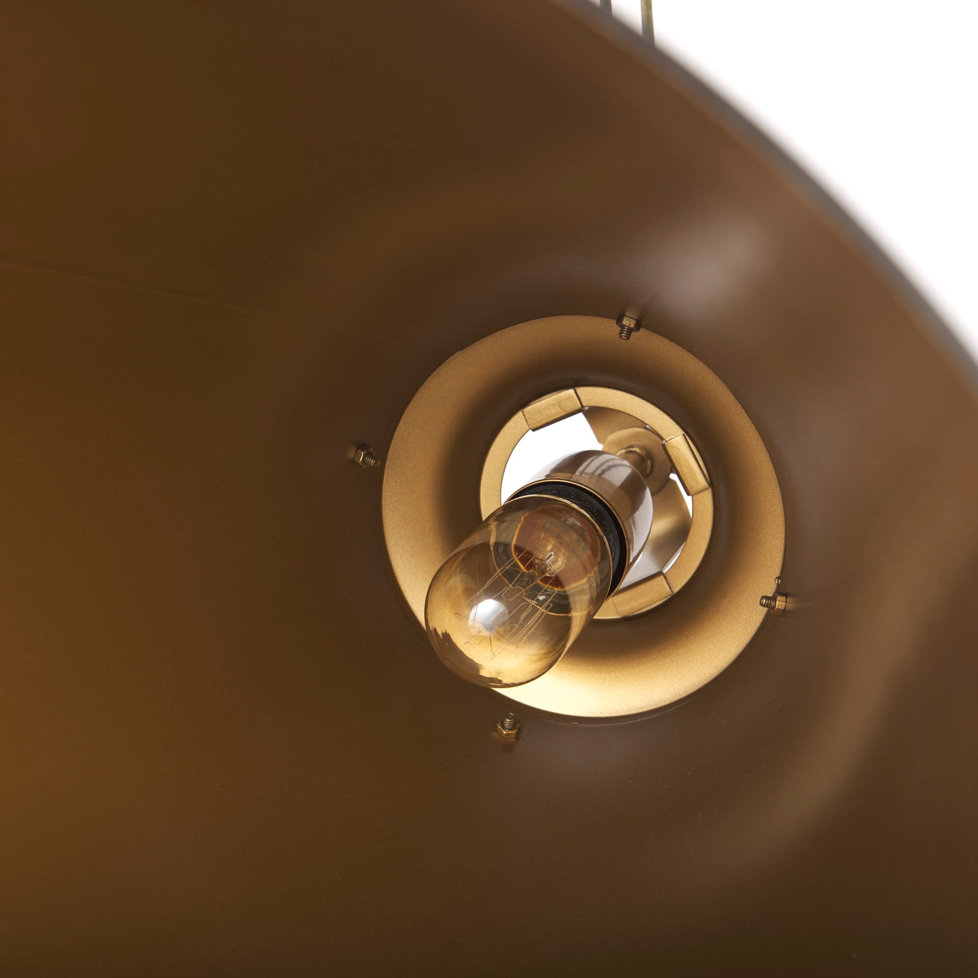 Fenton 18.0L x 18.0W x 23.0H Black W/Antiqued Gold Accents Pendant Light — product photograph