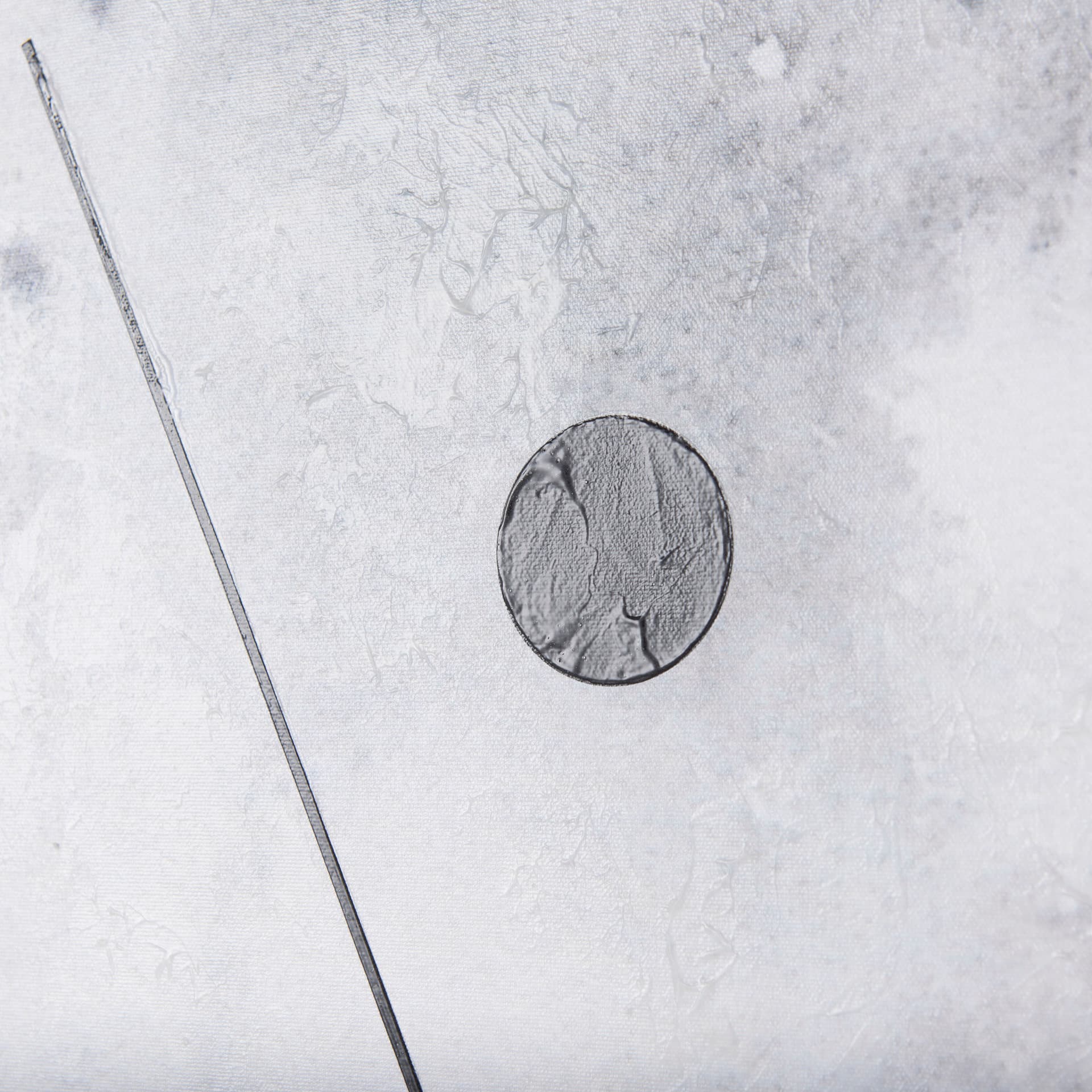 Equilibrium I by Mercana Studio a Hand Embellished Textured Canvas — product photograph